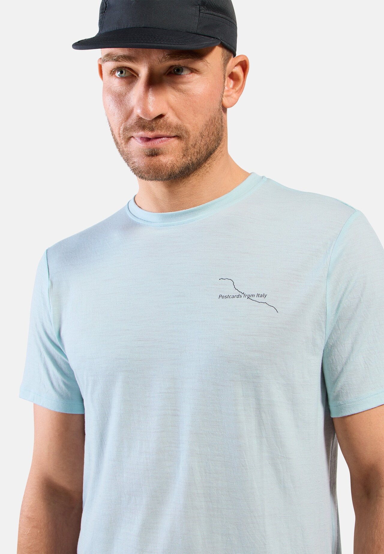 Merino 160 Postcards t-skjorte