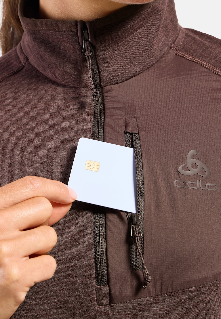 Pull semi-zippé Ascent