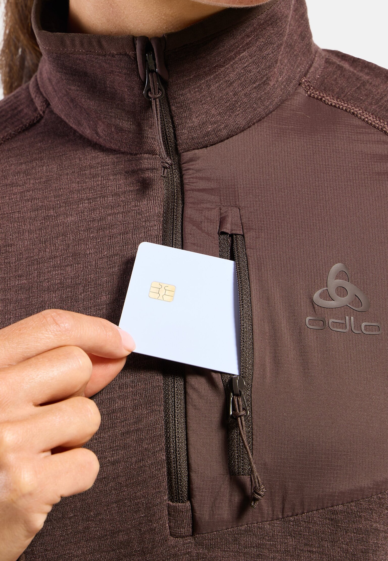 Mid layer a mezza zip Ascent