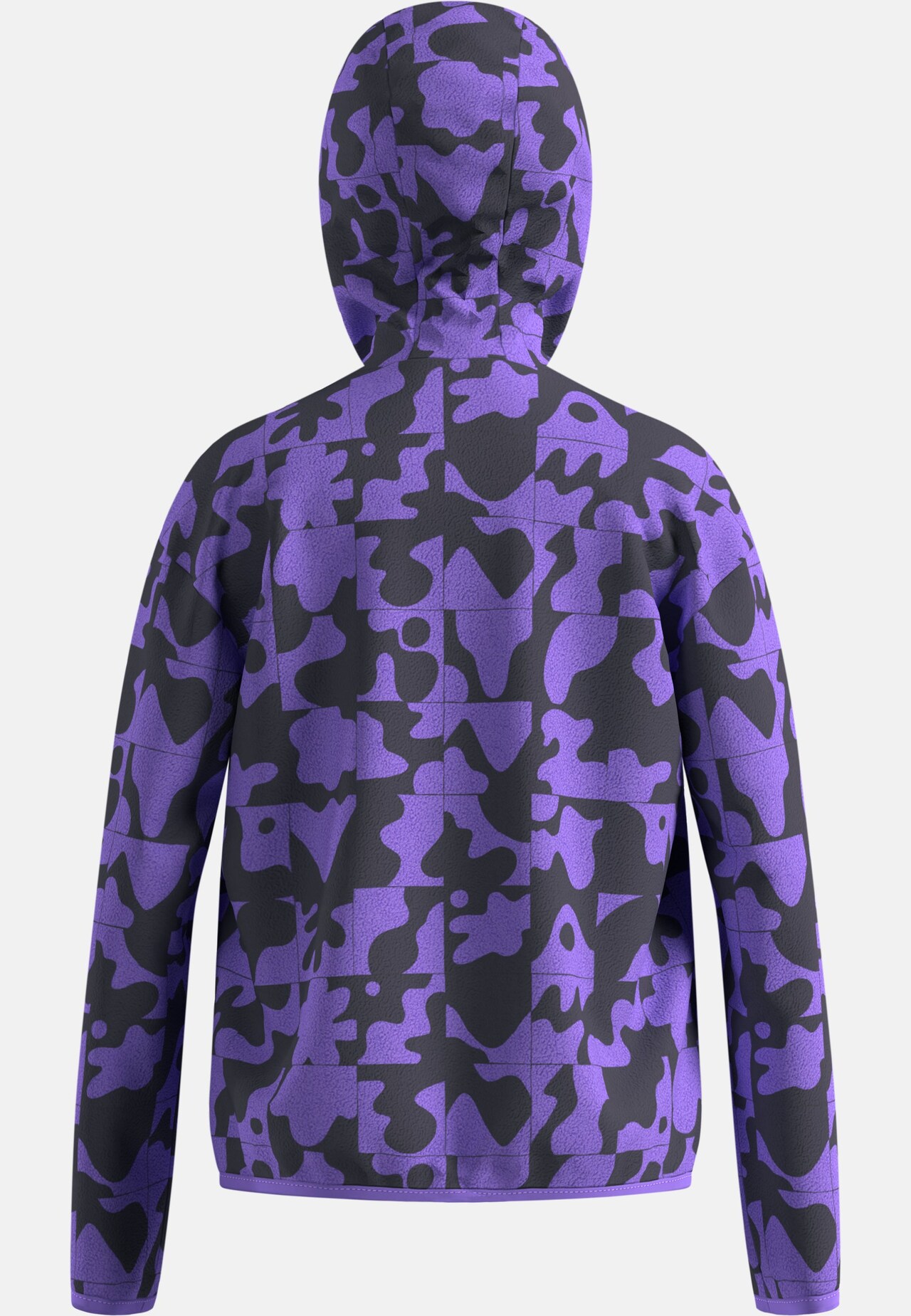 High Pile Print Kids Hettegenser Full-Zip