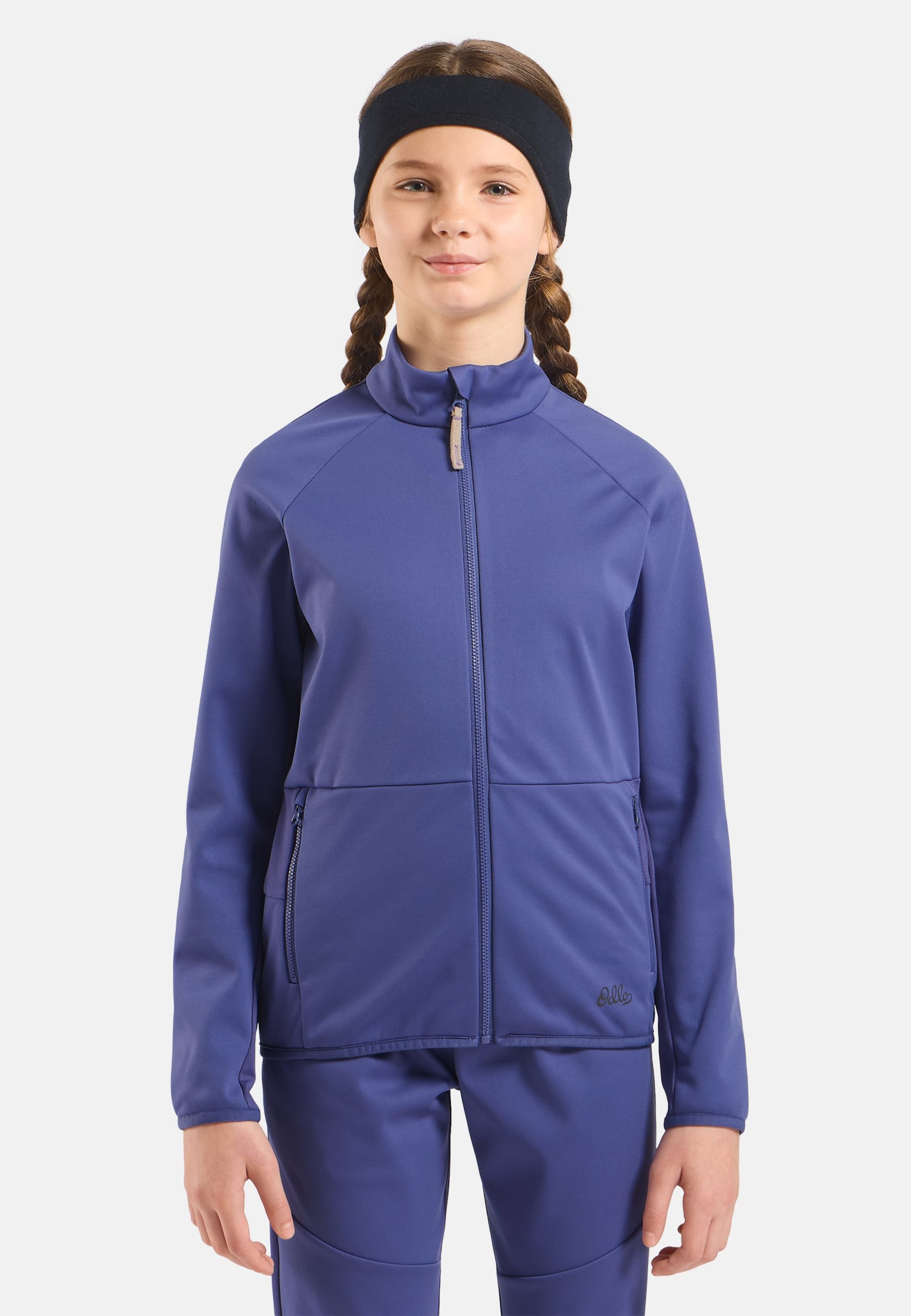 Odlo Essential Warm Langlaufjacke für Kinder - Skilanglauf - lila, 140