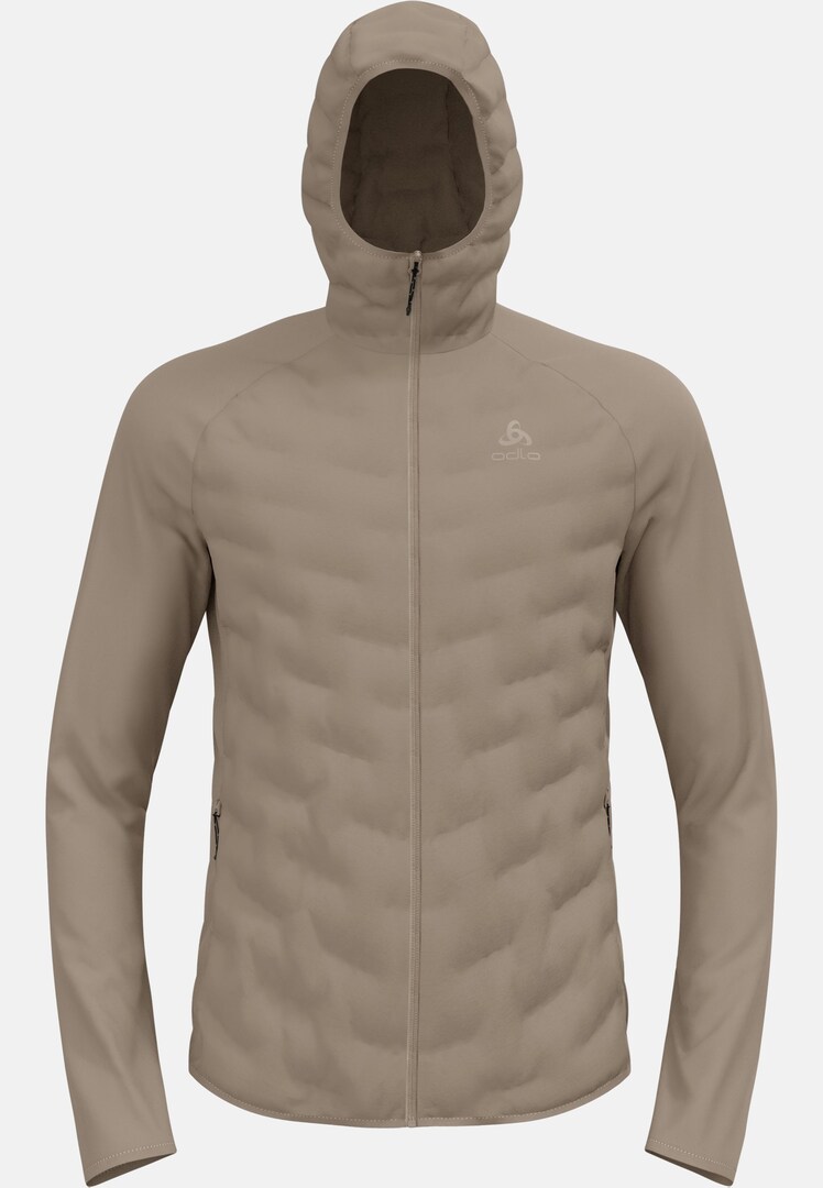 The Zeroweight Insulator hybrid mid layer hooded zip in