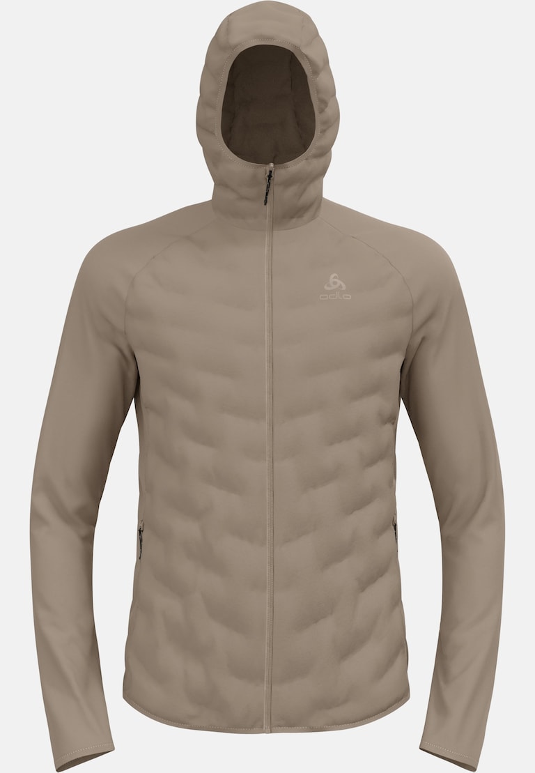The Zeroweight Insulator hybrid mid layer hooded zip in The Zeroweight Insulator hybrid mid layer hooded zip in
