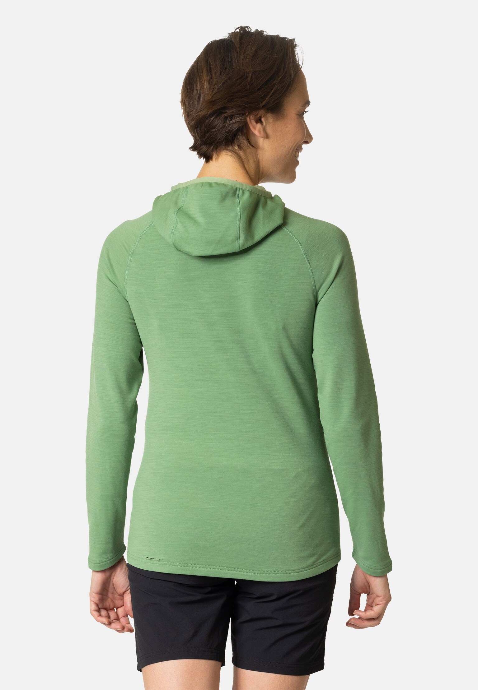 The Ascent Performance Wool Warm mid layer hooded zip