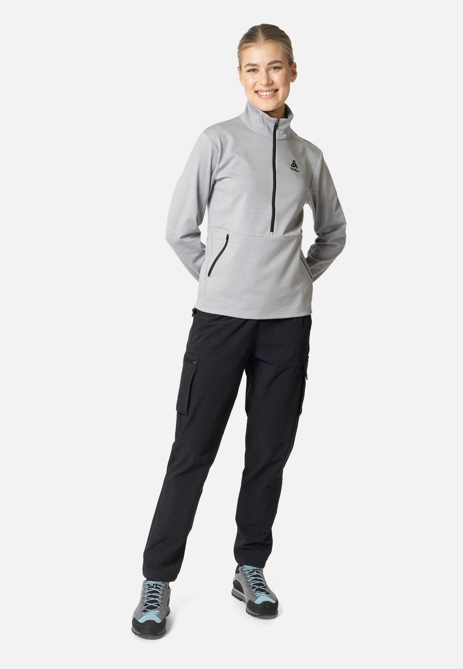 Ascent 365 tussenlaag met halve rits