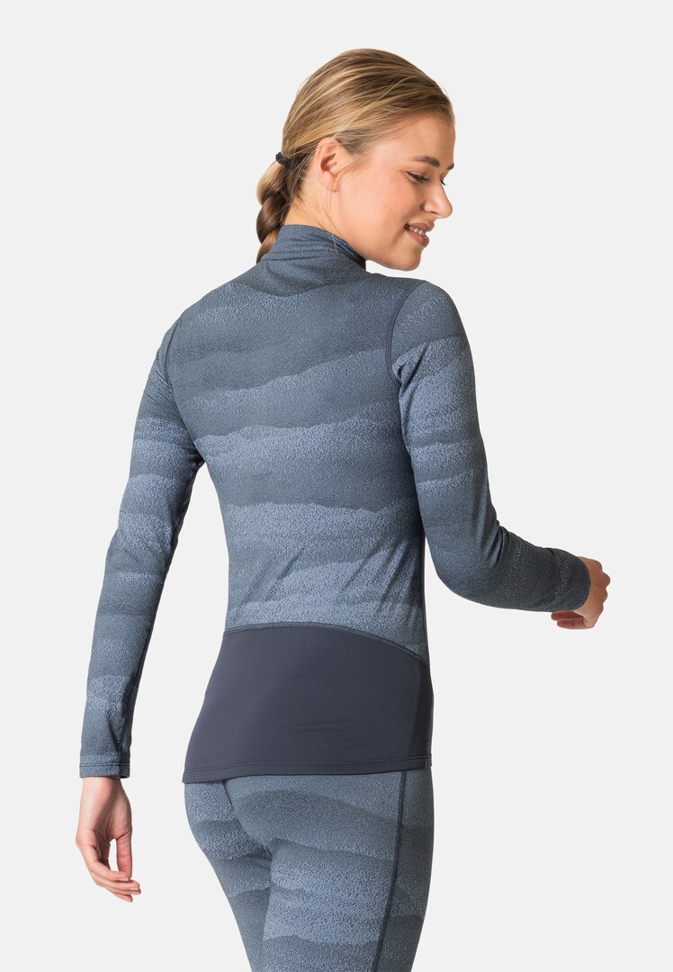 Active Warm Whistler Base Layer Half-Zip in folkstone gray - india