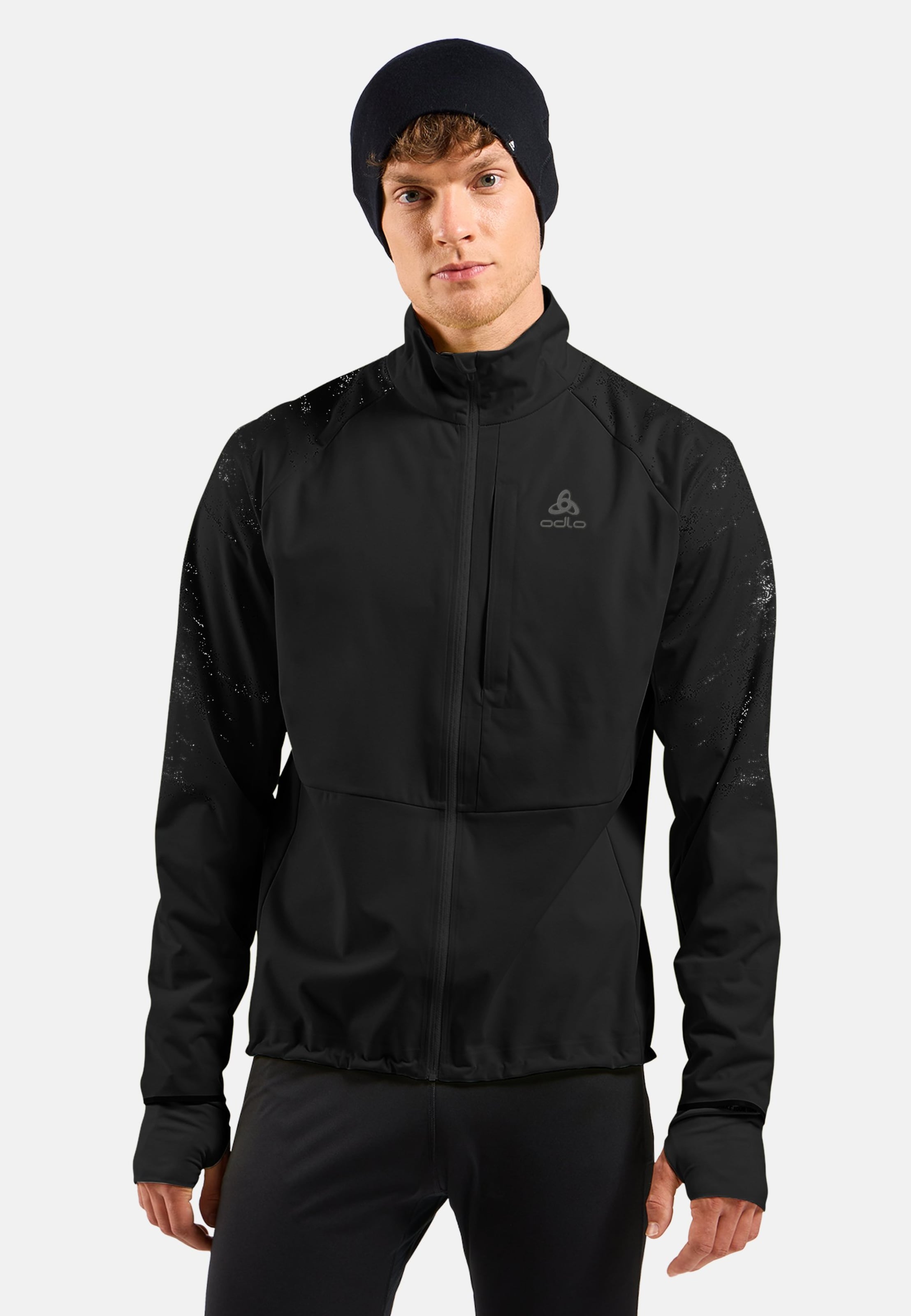 Odlo Herren Radsport Jacke - Winddicht Funktionsjacke Mit Weste
