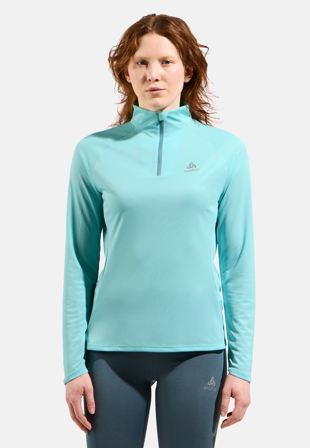 Felpa da running Essential a mezza zip