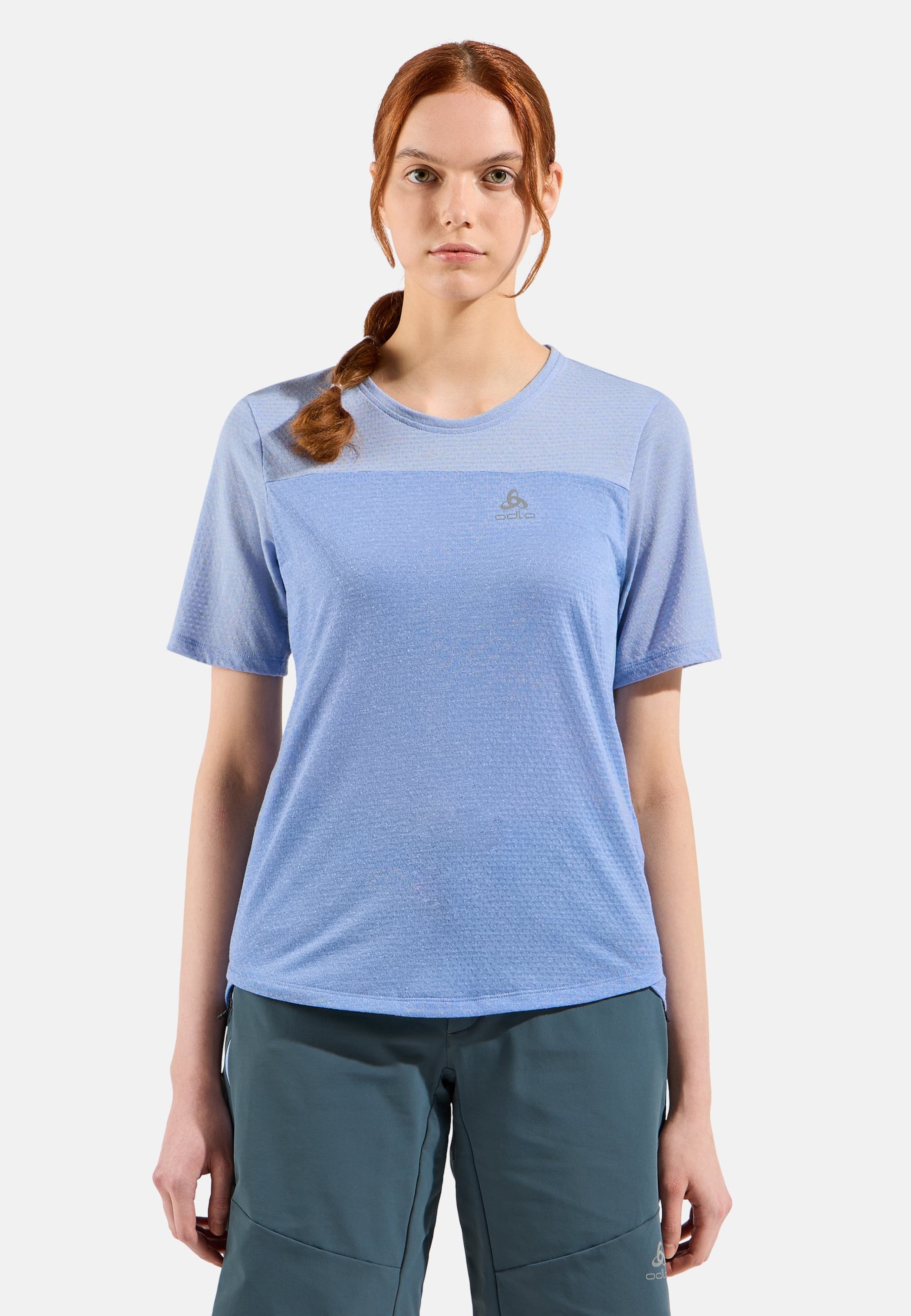 Odlo X-Alp Linencool Radshirt für Damen - Mountain Biking - blau, S