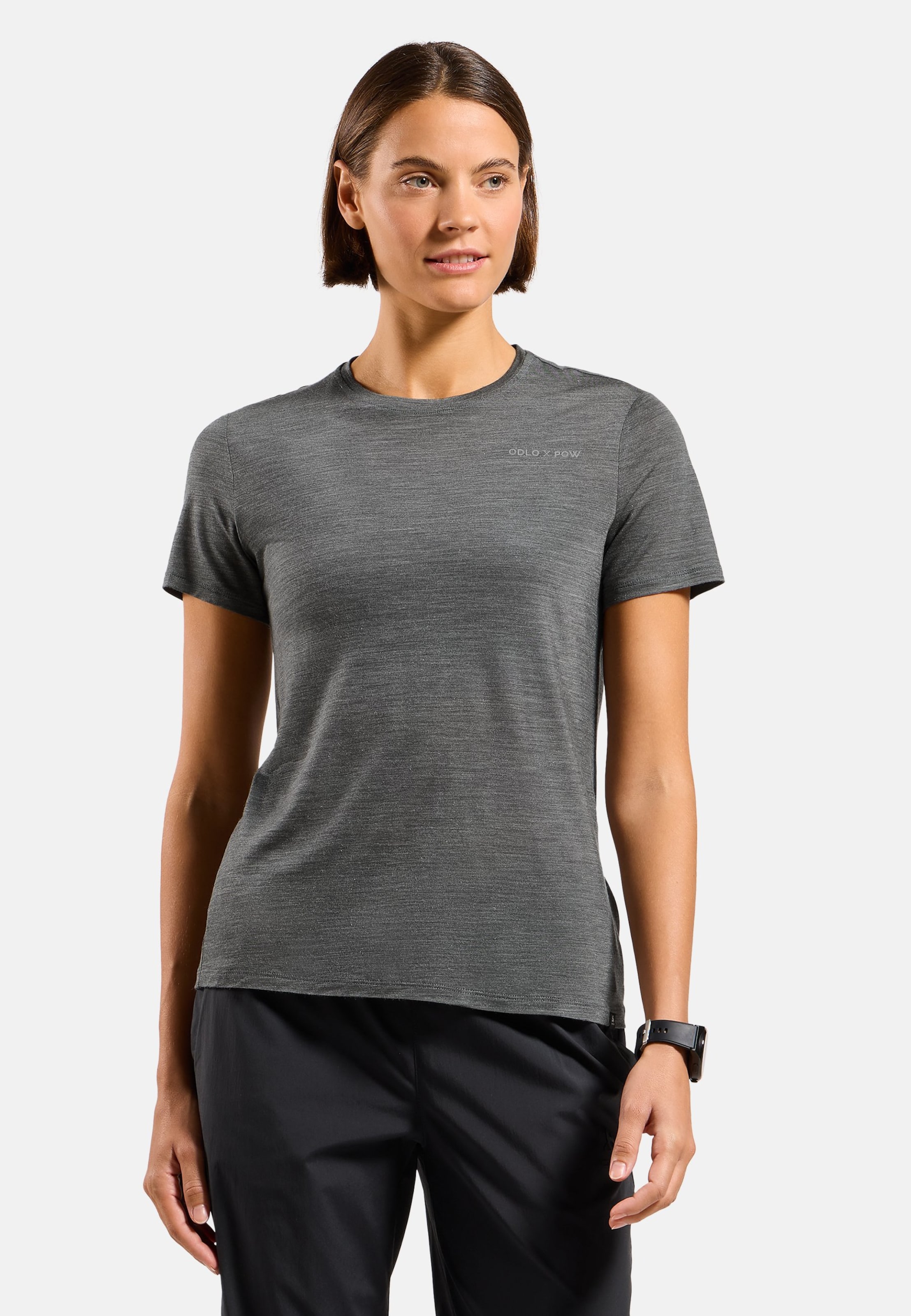 Odlo Odlo X Pow Merino Tencel T-Shirt für Damen - Wandern, Casual Comfort - grün, L