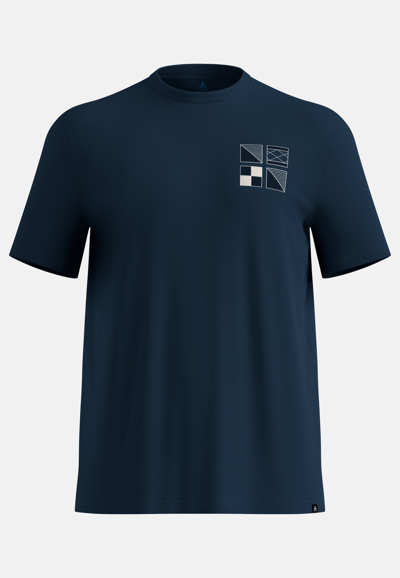 Cotton Blend Odlo Flags T-Shirt