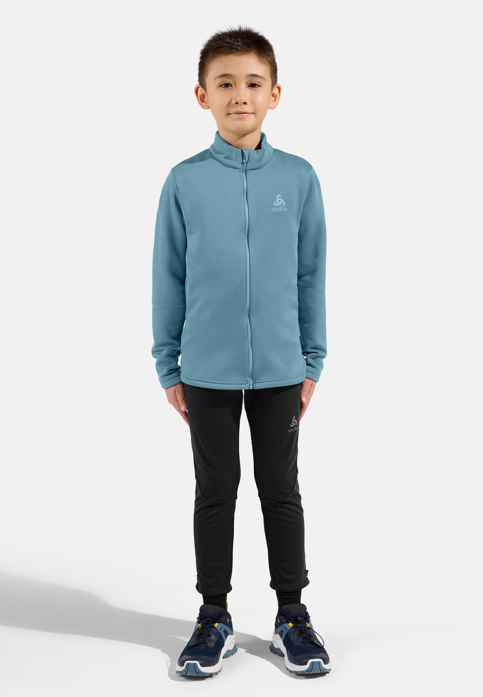 The Berra kids' mid layer zip