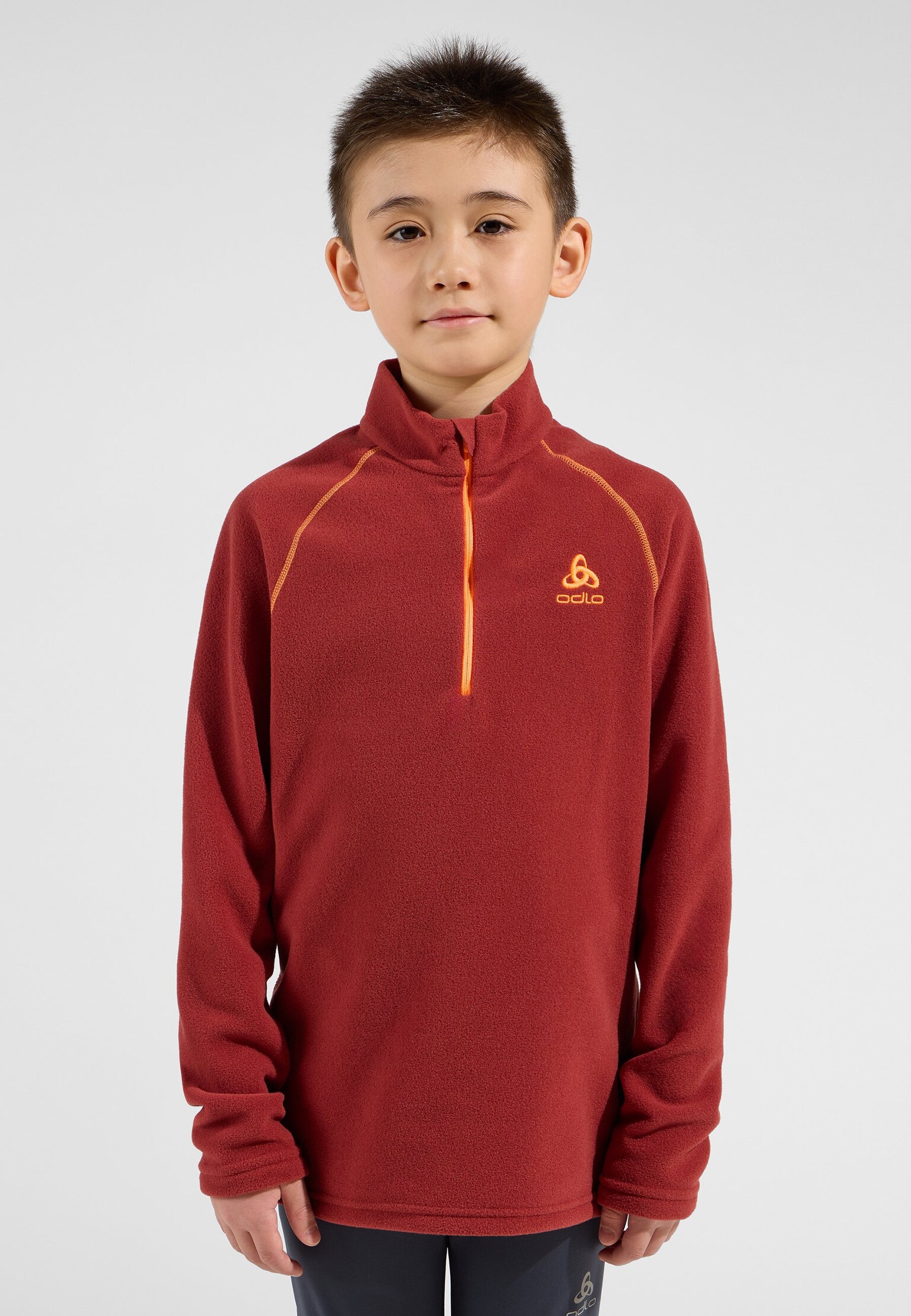 The Rigi kids' half-zip mid layer