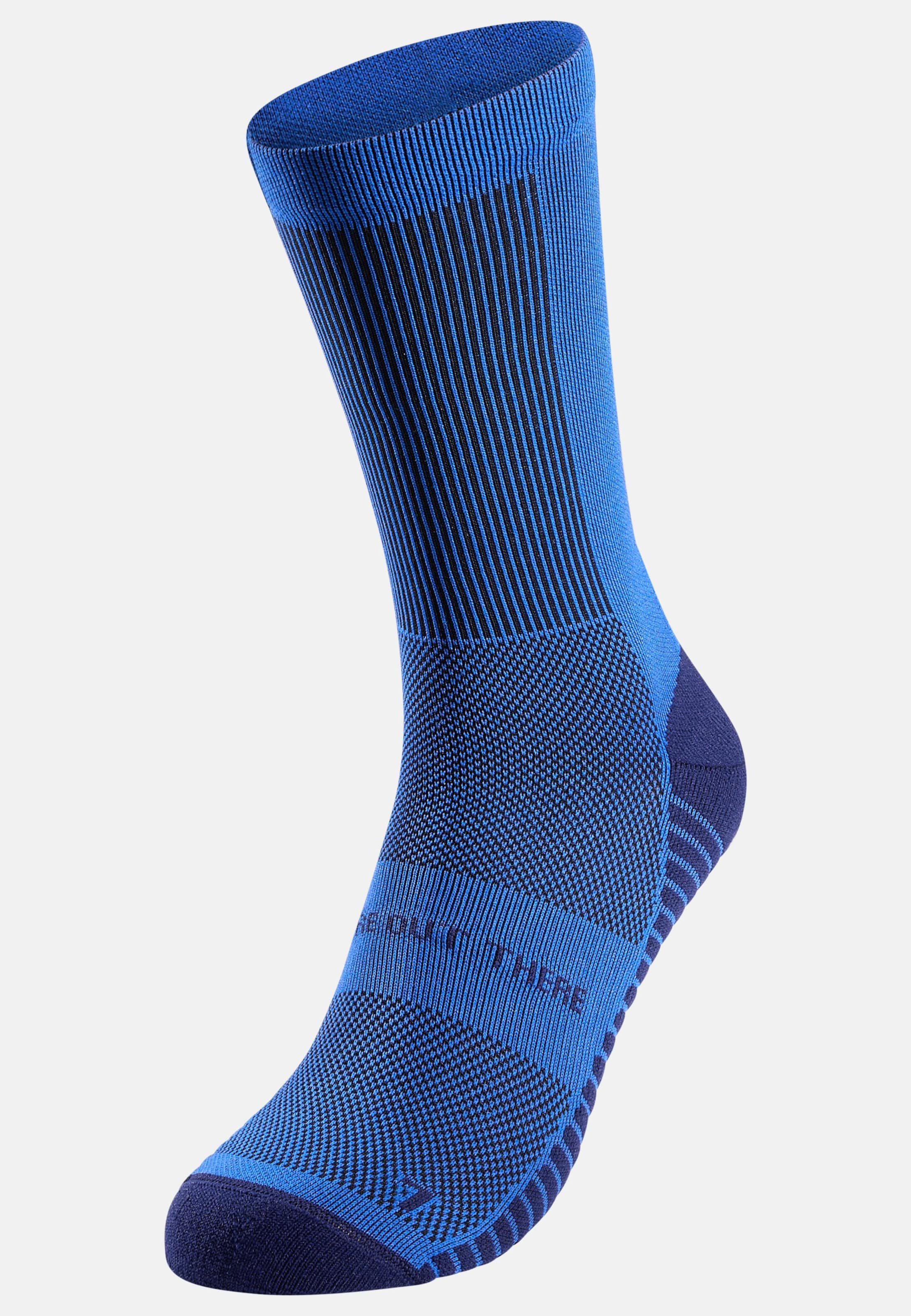 Odlo Performance Run Crew-Socken - Trail Running, Training - blau, 42-44