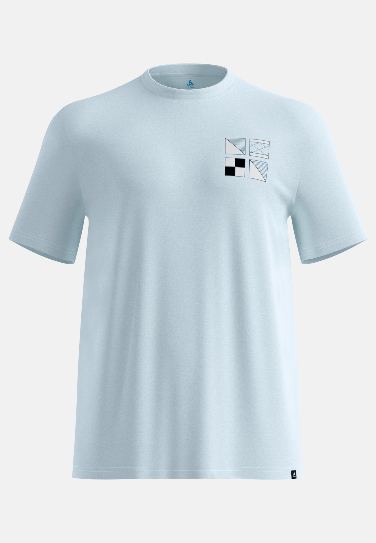 T-shirt Odlo Flags in misto cotone