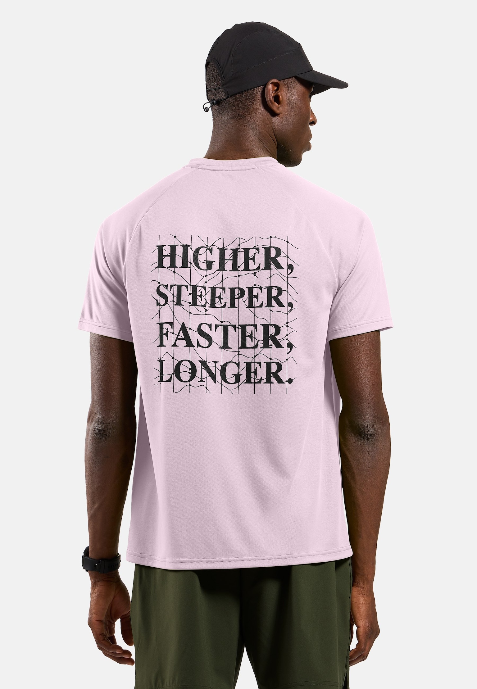 The Essentials print running t-shirt