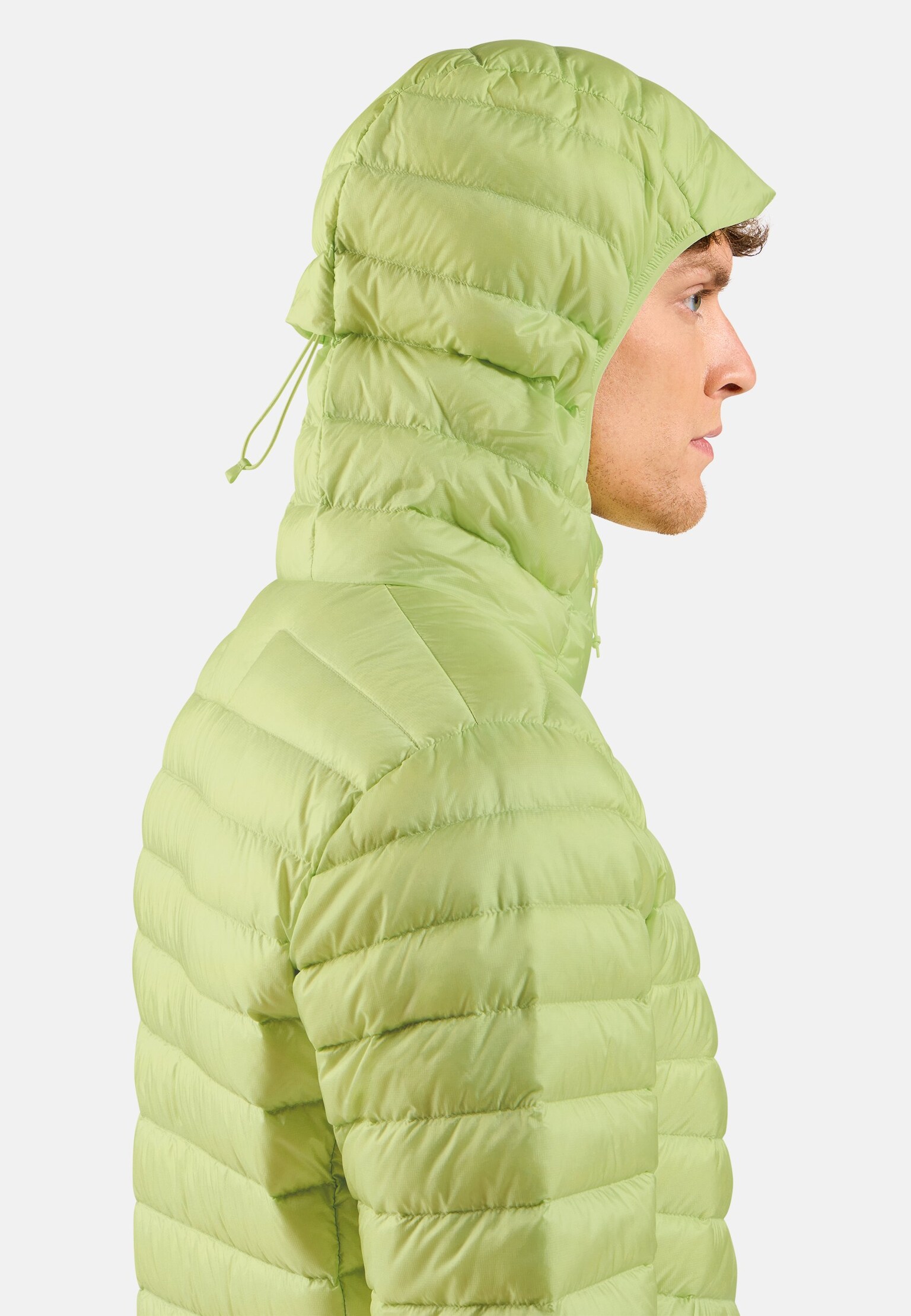 X-Alp compact donsjack met capuchon