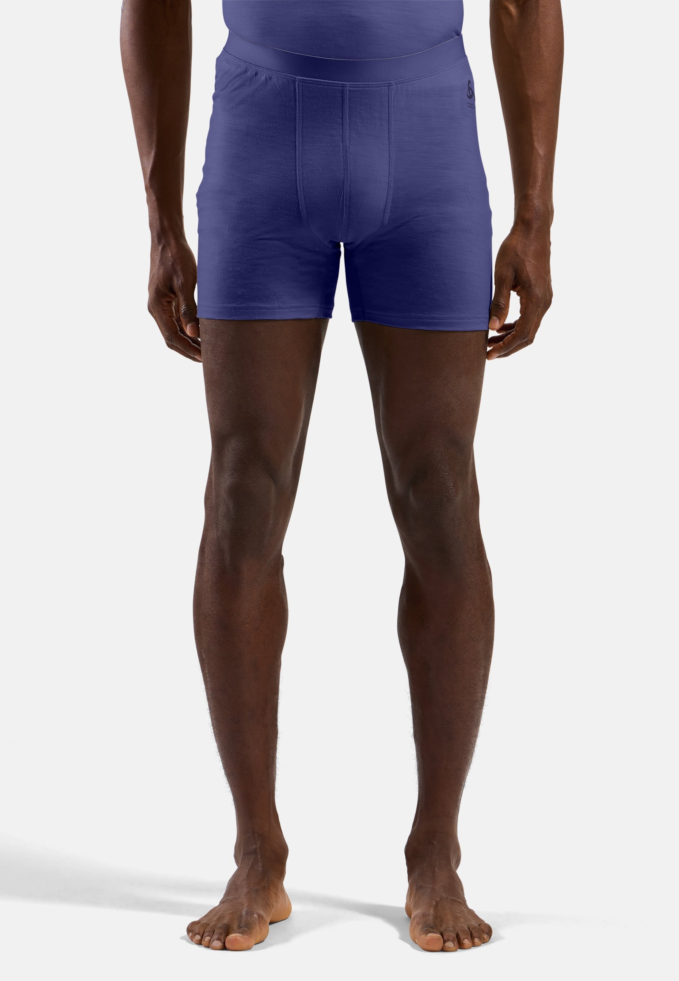 Odlo Natural Merino 160 Boxershorts für Herren, XXL, blau