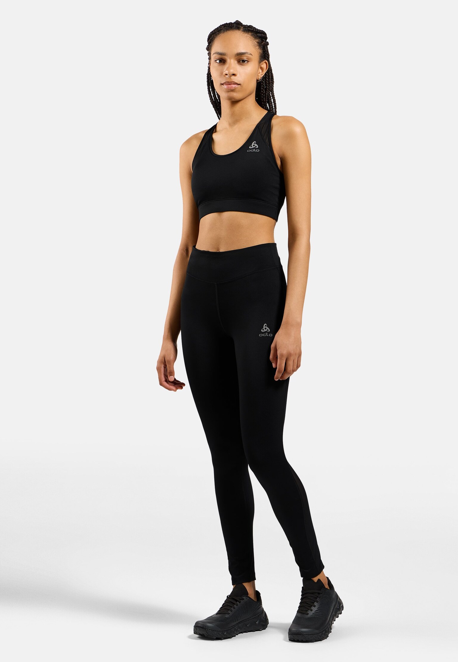 The Essentials mesh running bra