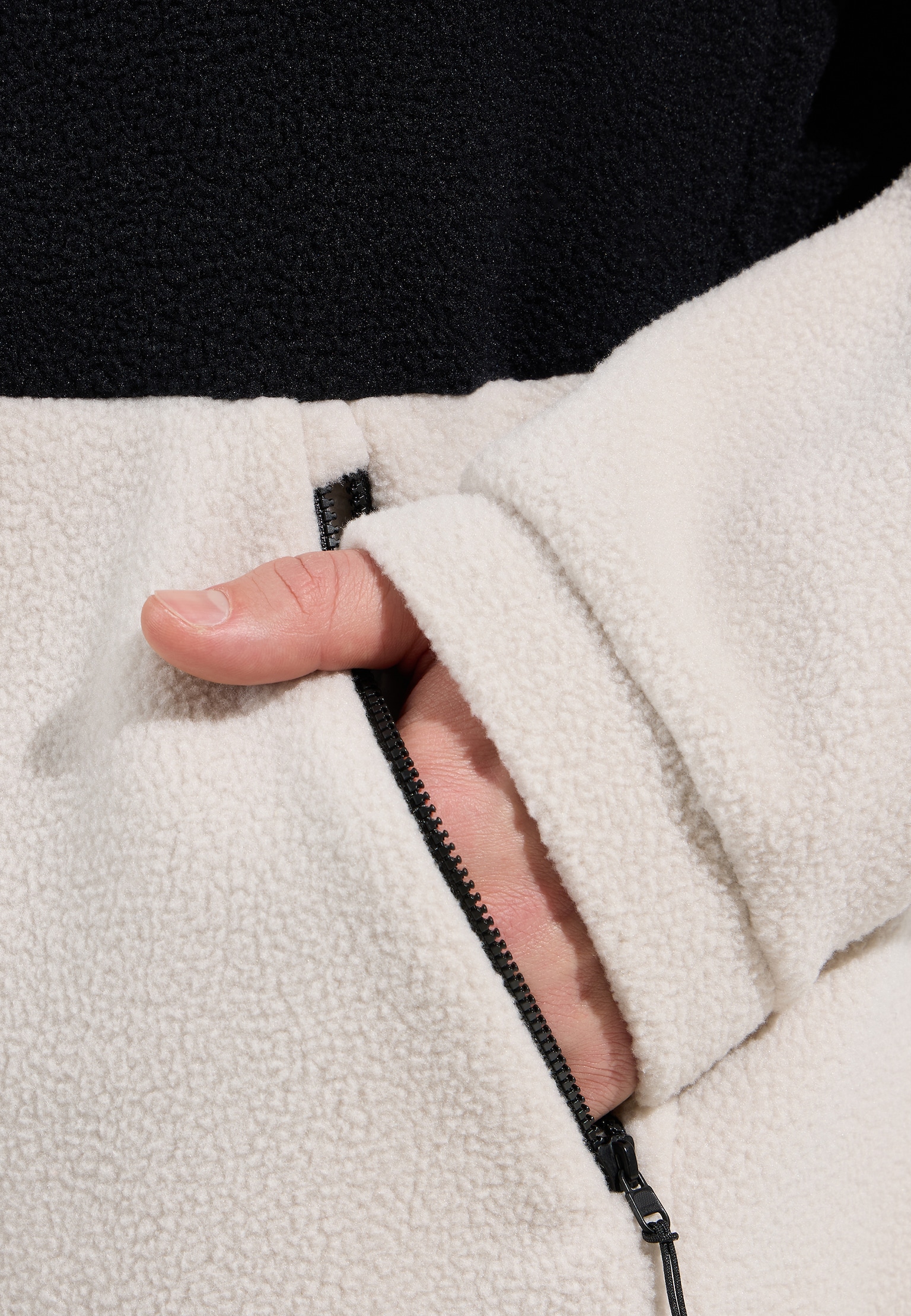 Essential High Pile Solid Mid Layer Half-Zip