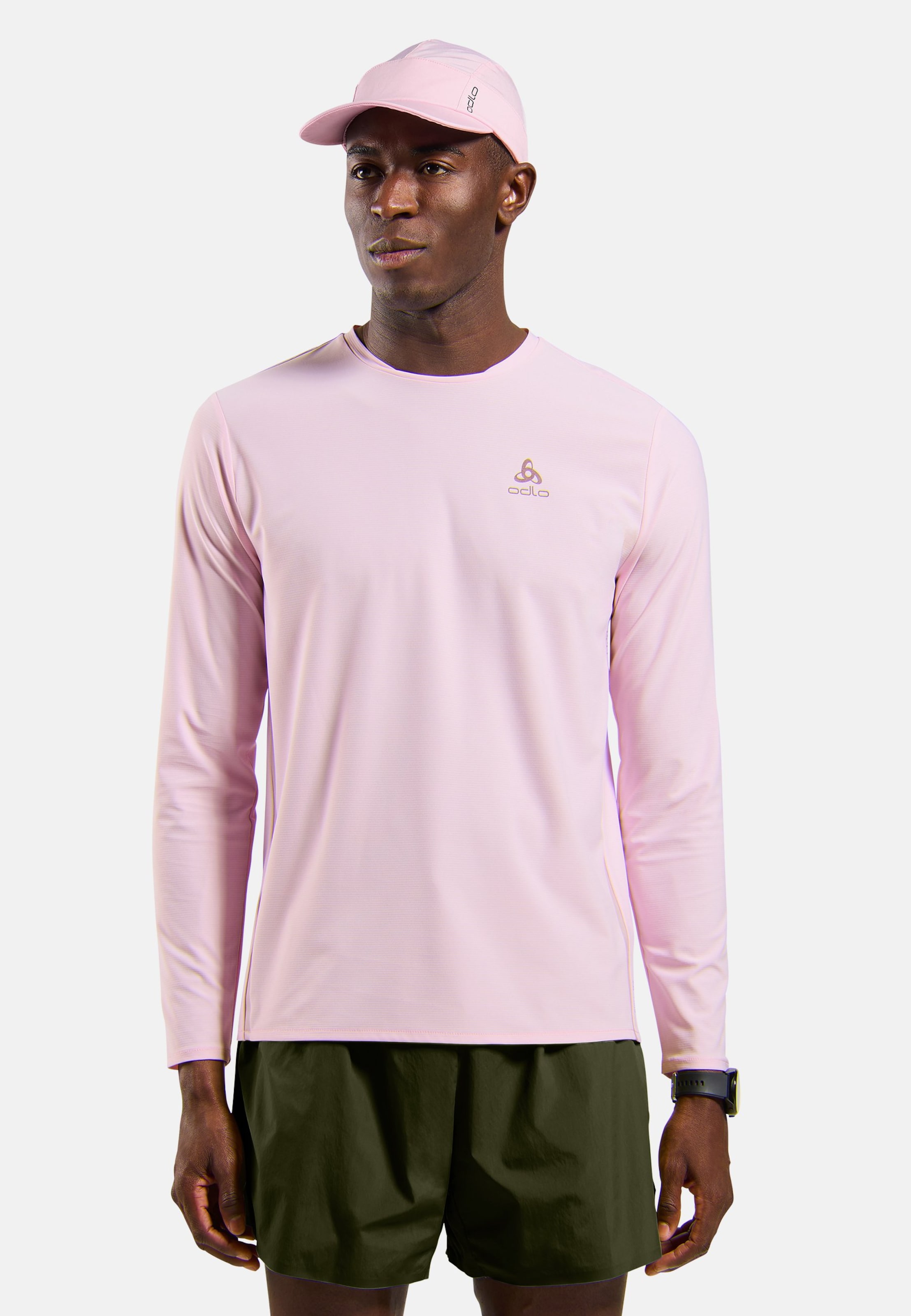 Odlo Zeroweight Chill-Tec Langarm-Laufshirt 2.0 für Herren, XL, pink