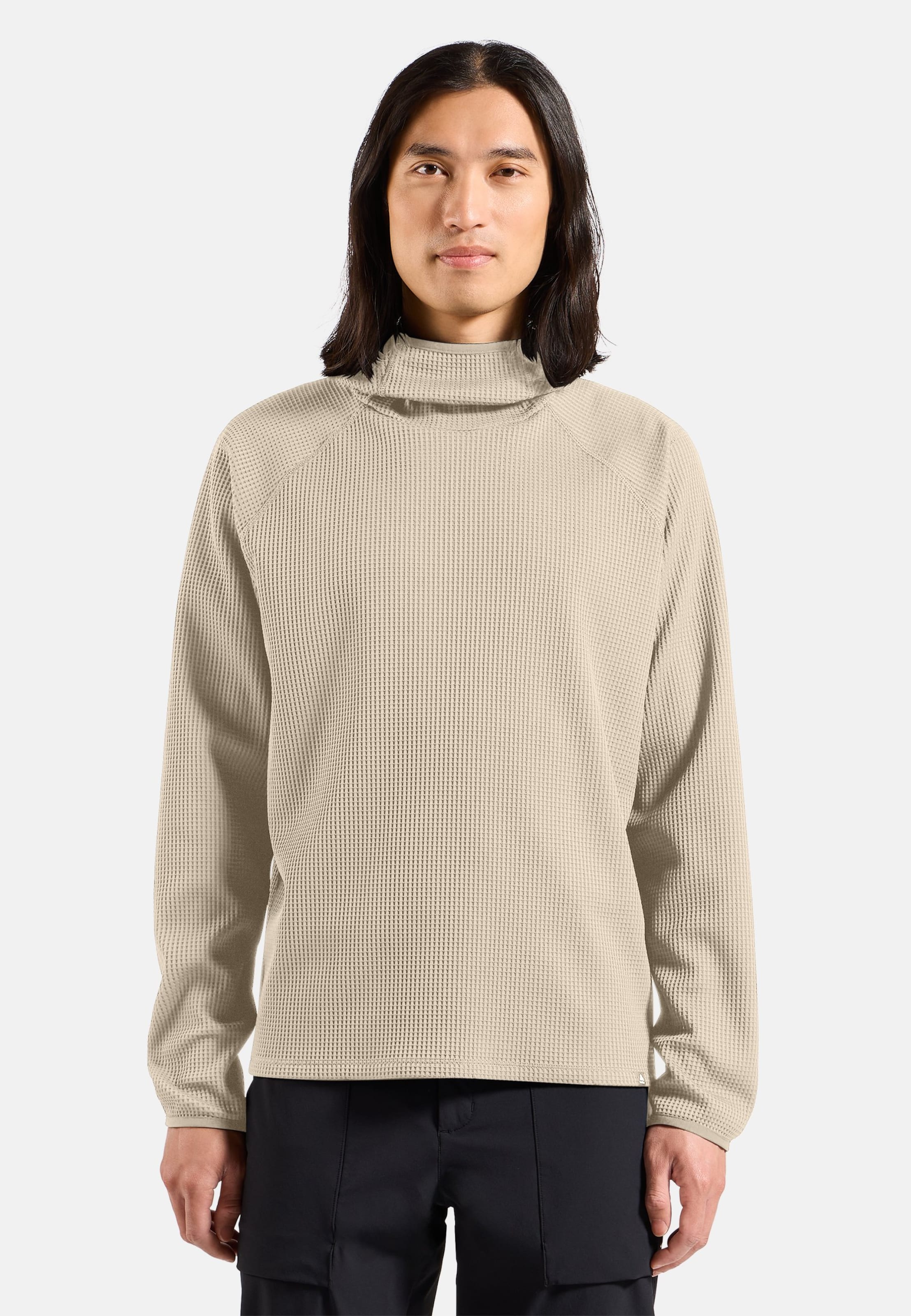 Odlo Cubic Hoodie für Herren - Wandern, Training - beige, M