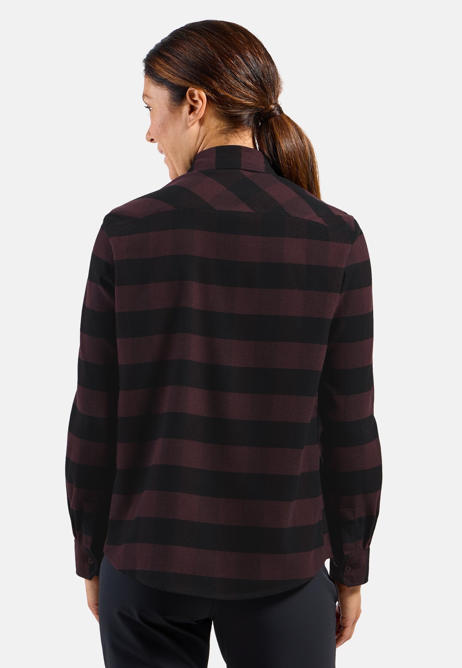 The Essentials checked flannel long sleeve