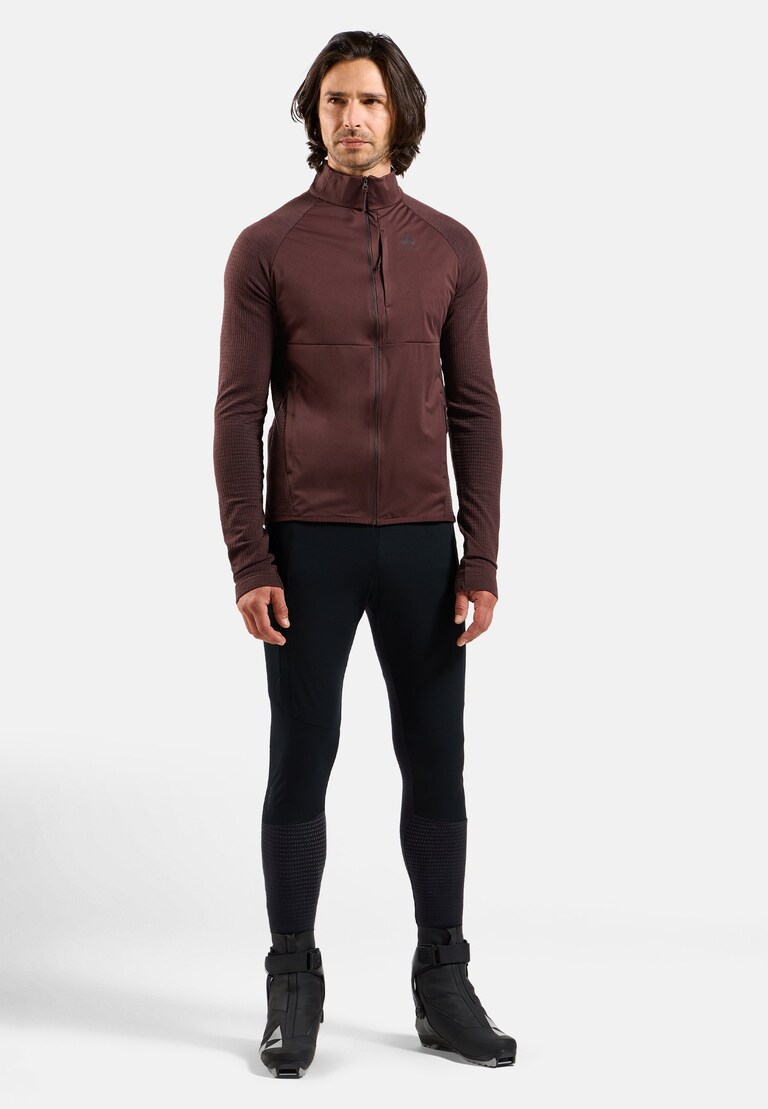 The Zeroweight Pro Performance Wool windproof hybrid cross-country jacket