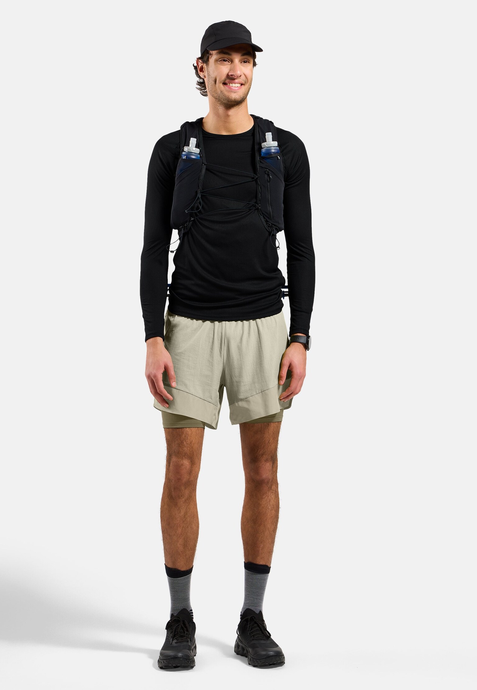 Short de running 2 en 1 X-Alp Trail 6 Inch