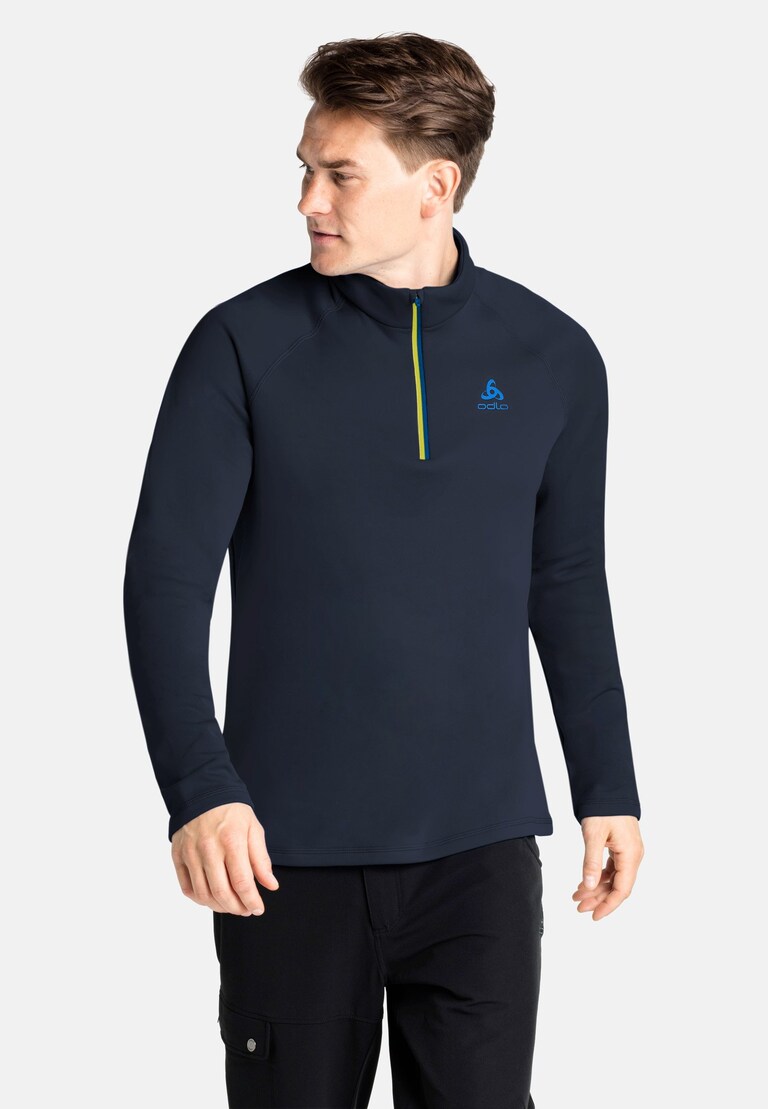 The Besso long sleeve half-zip mid layer
