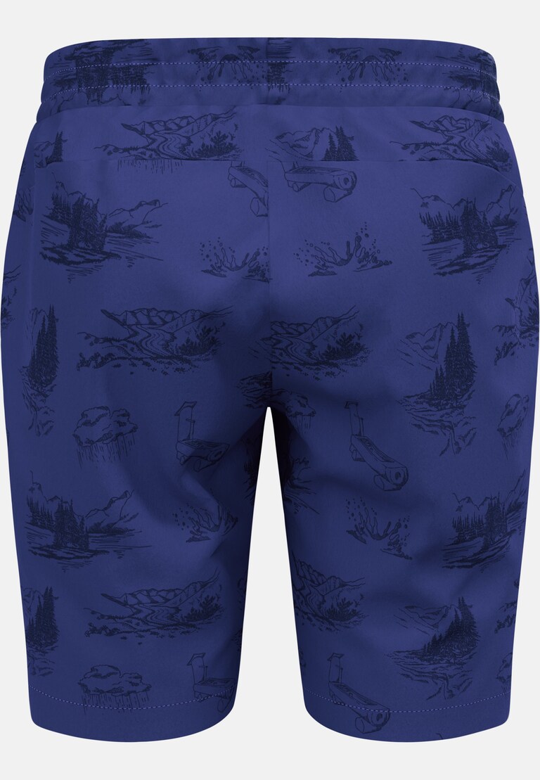The Essentials print hiking shorts