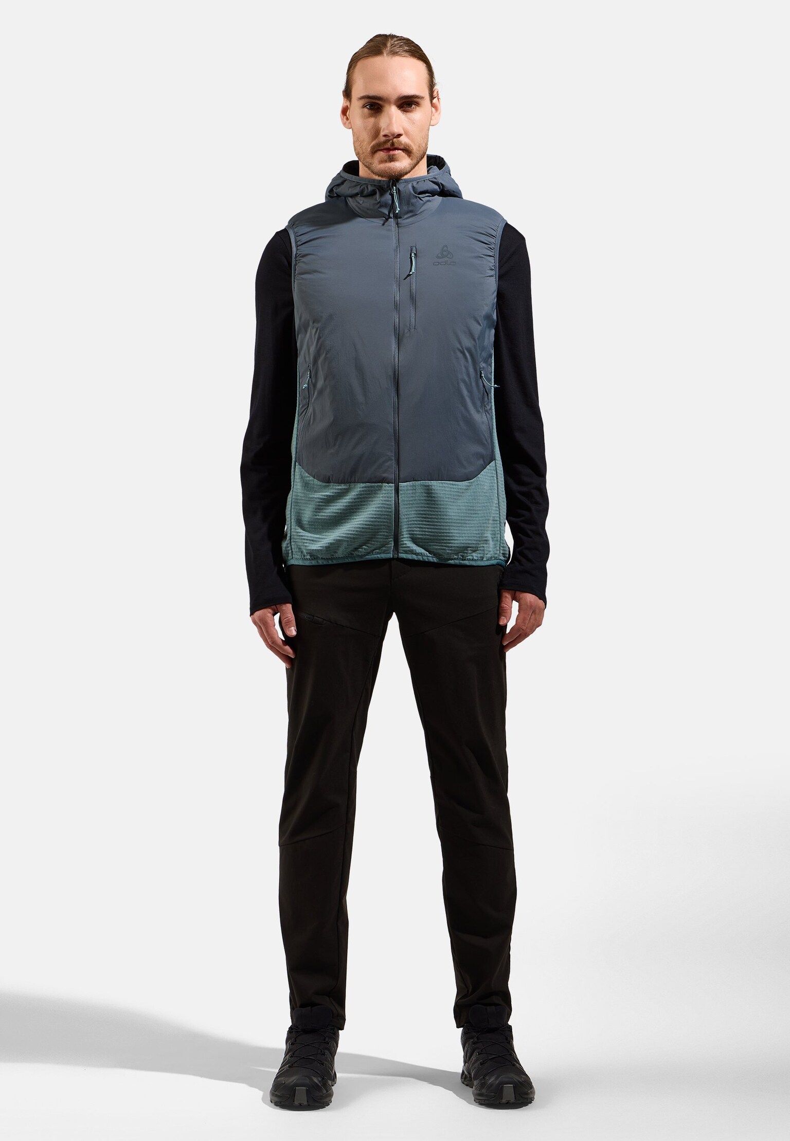 Gilet hybride avec isolation en laine Ascent