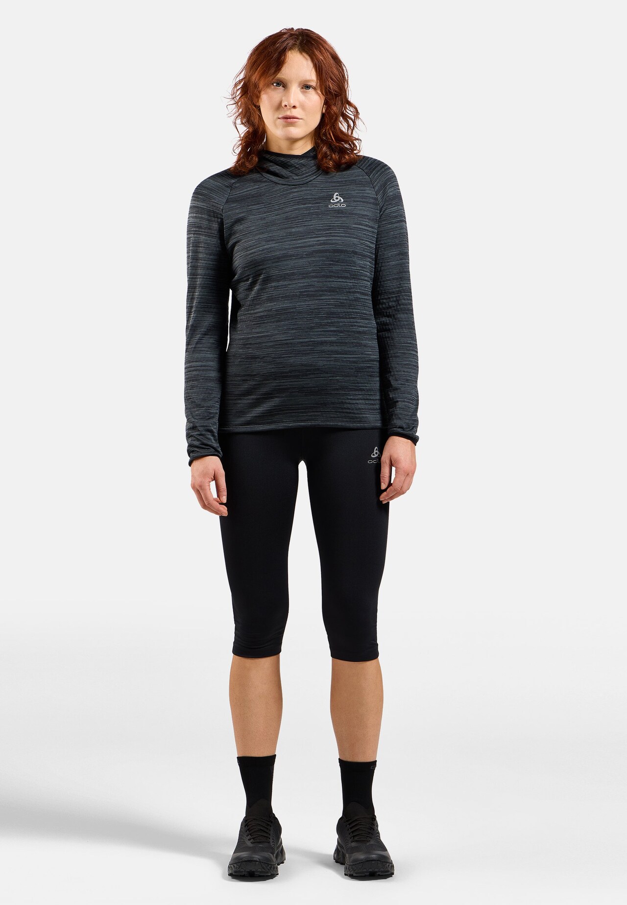 Felpa da running Essential Thermal con cappuccio