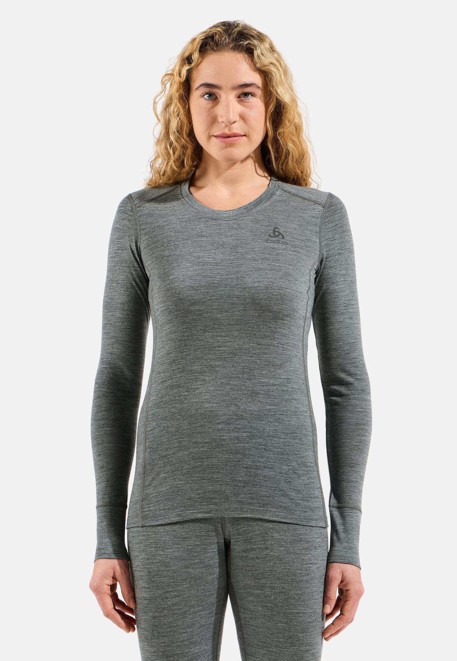 T-shirt technique à manches longues Natural 100 % Merino Warm pour femme