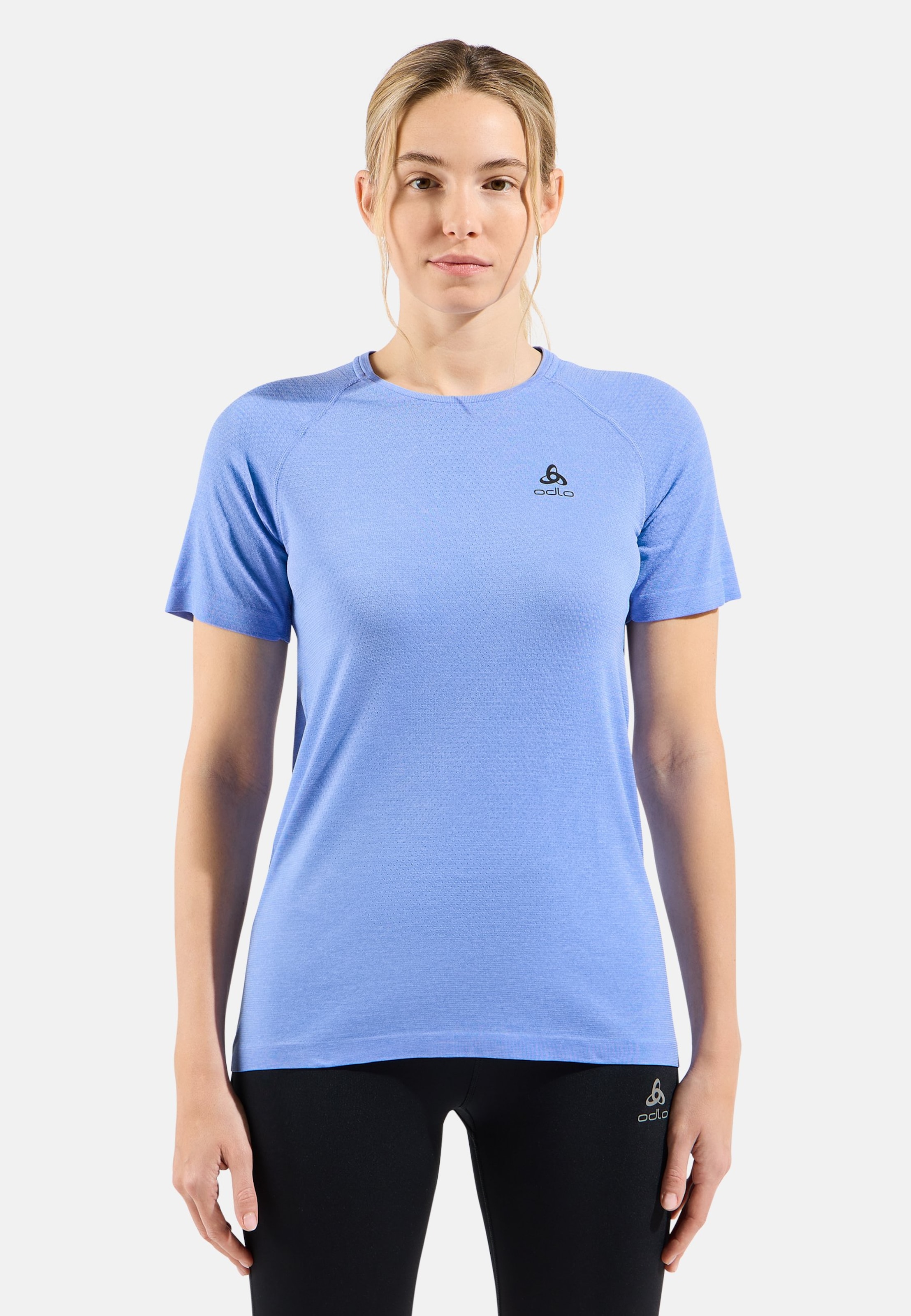Odlo Essential Seamless Lauf-T-Shirt für Damen - Training, Running - lila, S