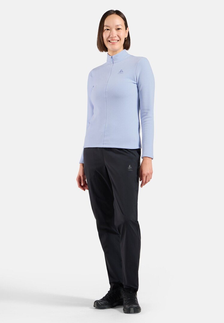 Polaire Noire Détail Poches À Quart De Zip | Athleisure | PLT FR