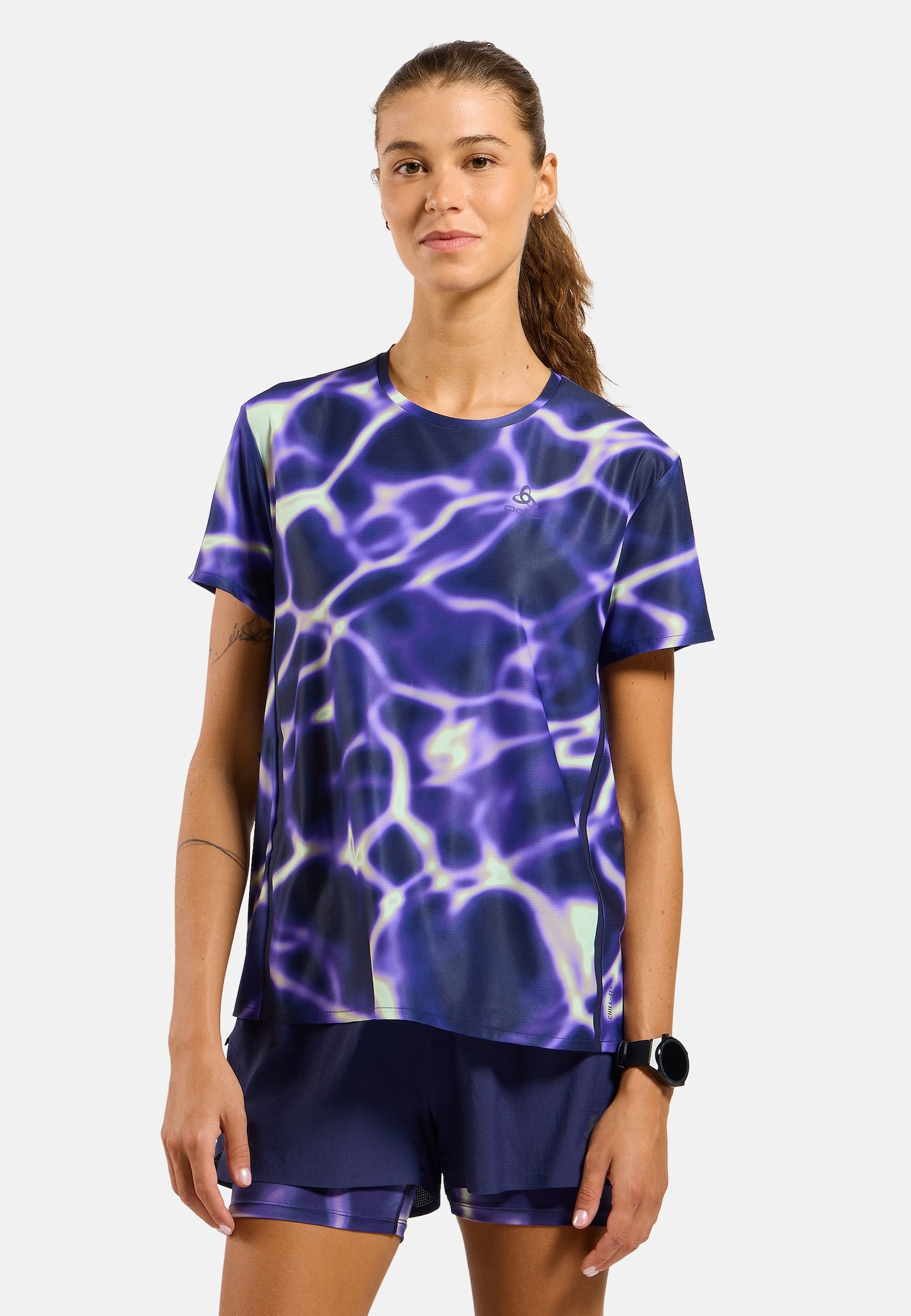 Zeroweight Chill-Tec Print Running T-Shirt