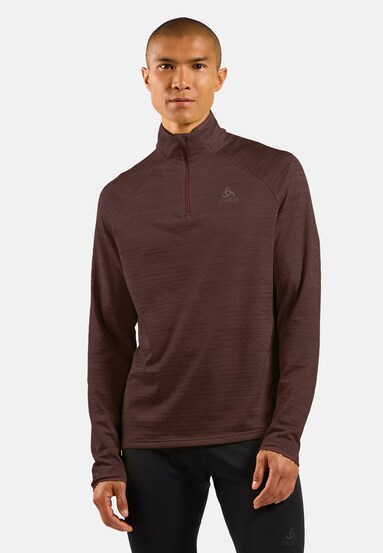 The men's Run Easy half-zip mid layer top