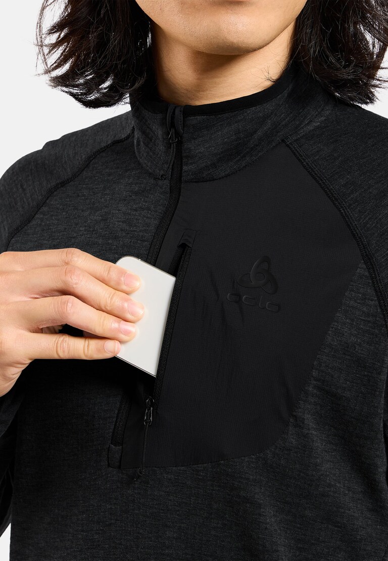 Mid layer a mezza zip Ascent
