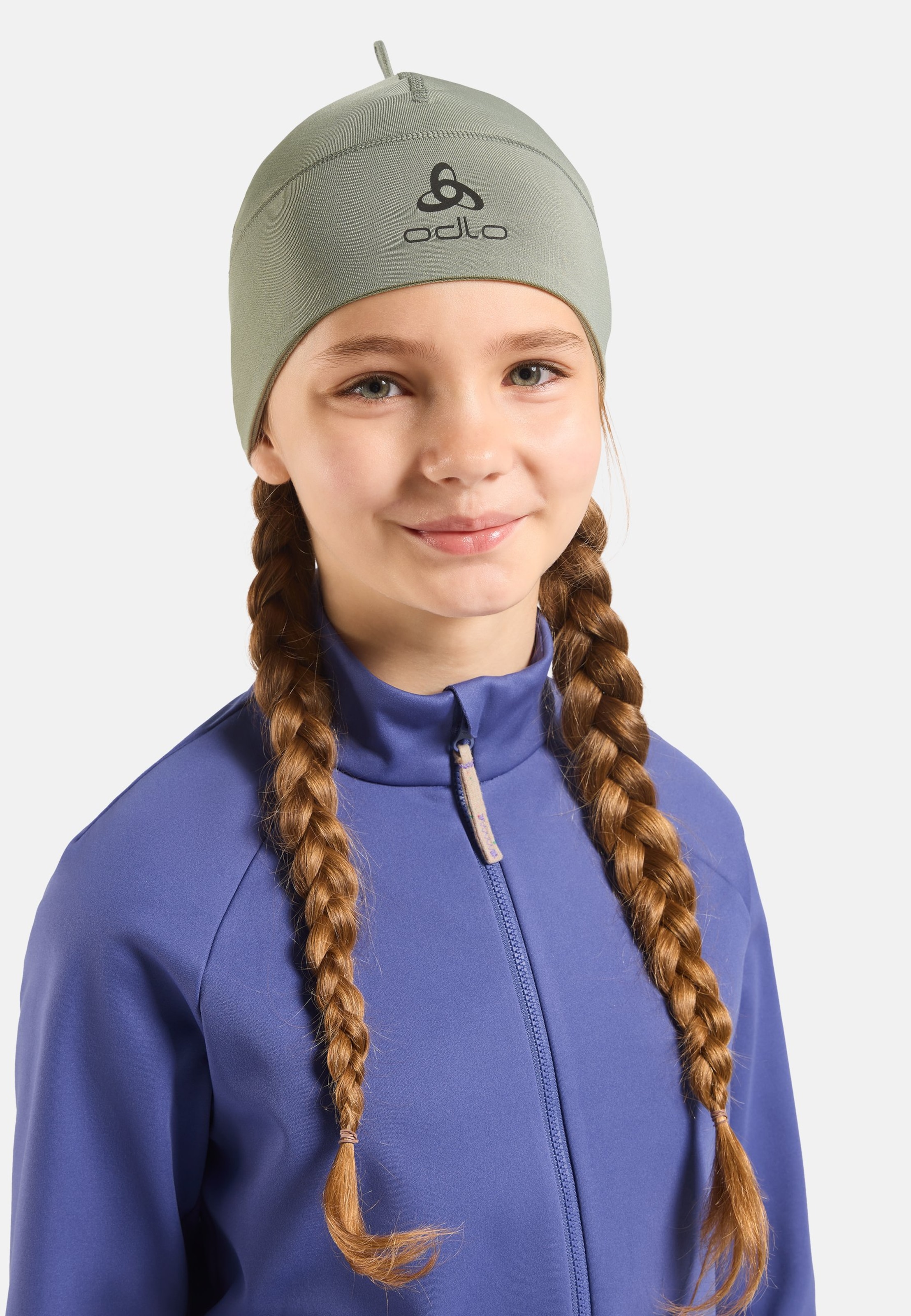 Odlo Polyknit Warm Mütze für Kinder, OneSize, grün