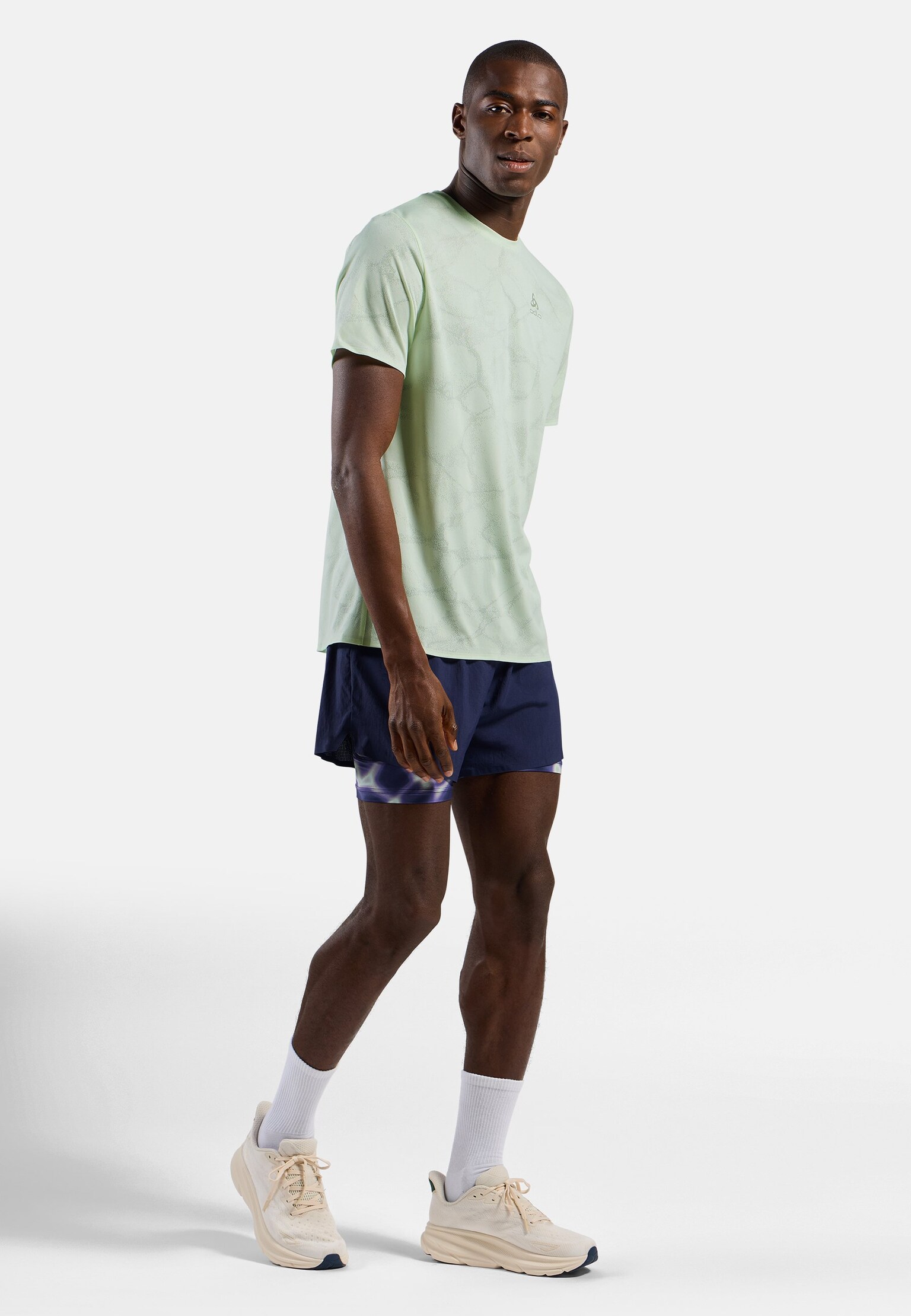 Short de running 2 en 1 imprimé 5 inch Zeroweight