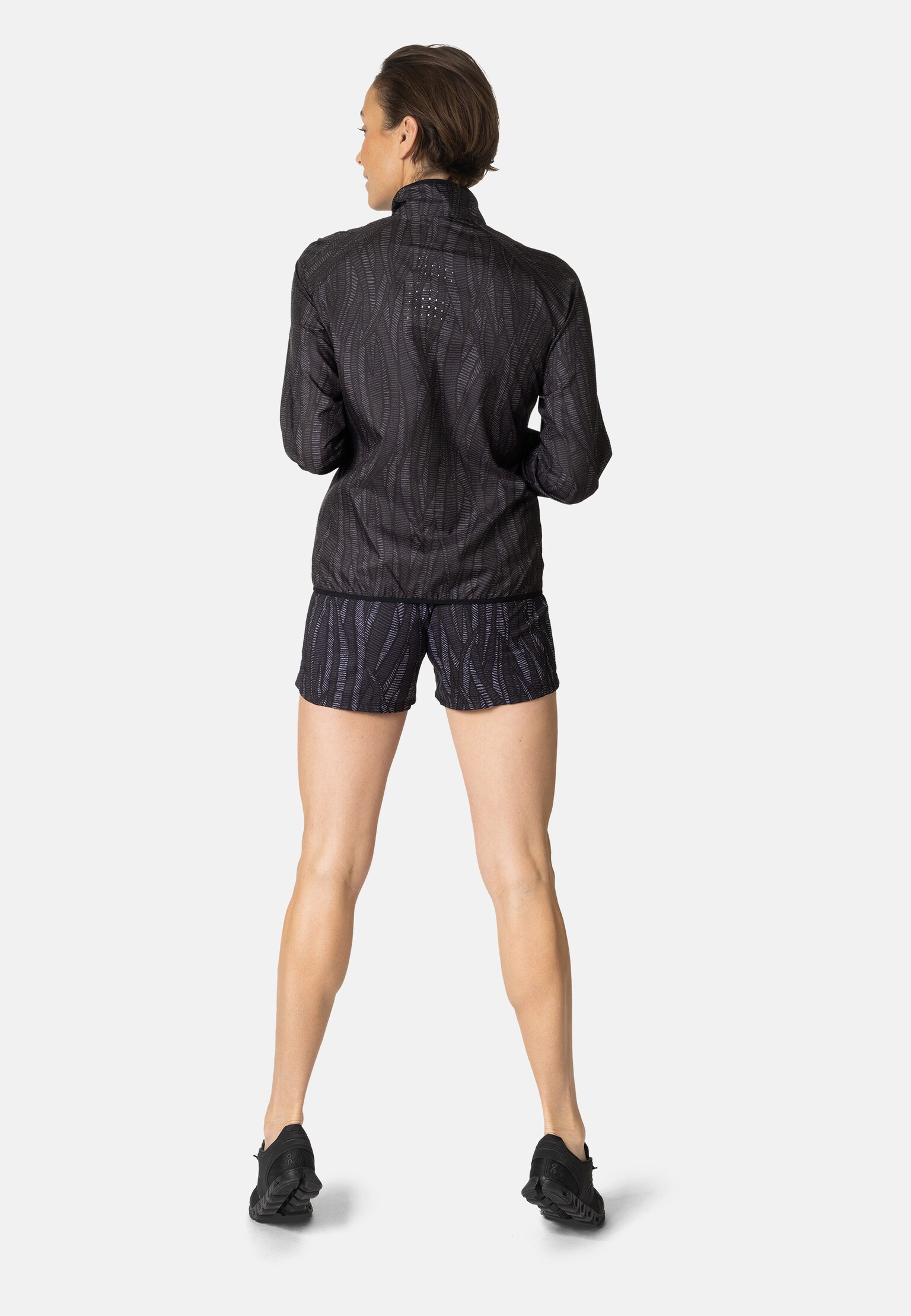 The Essentials Light print running jacket