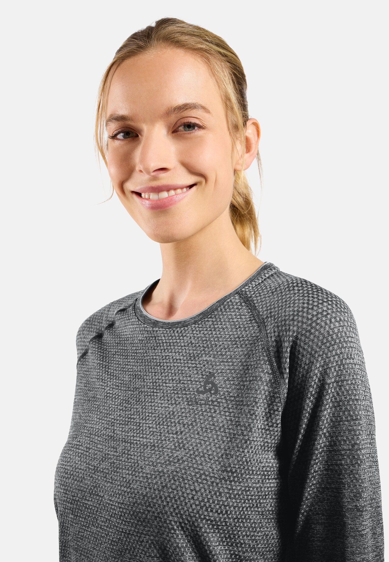 T-shirt manches longues de running Essential Seamless