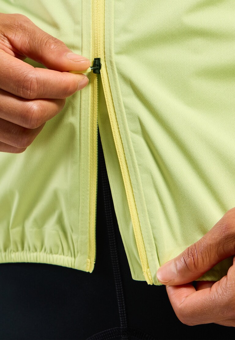 The Zeroweight Performance Knit cycling rain jacket