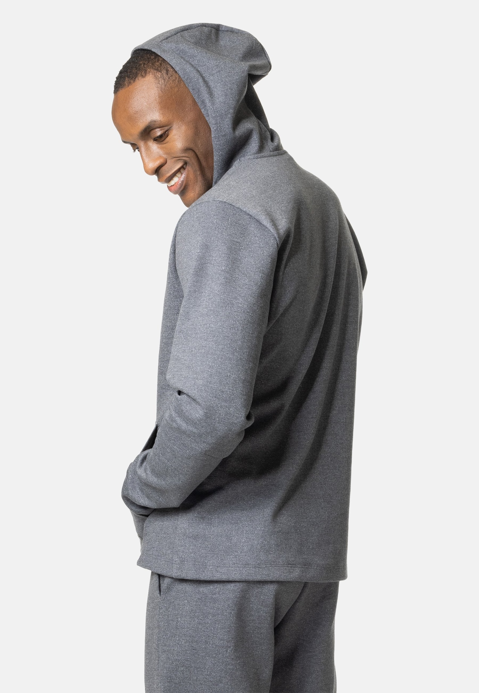 Essential Knit Lauf-Hoodie