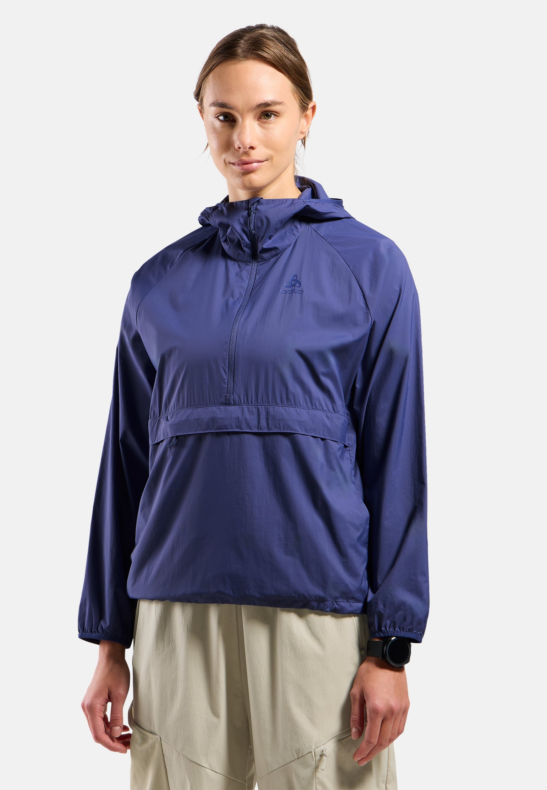 Odlo Essential Windbreaker Jacke für Damen - Wandern - blau, M