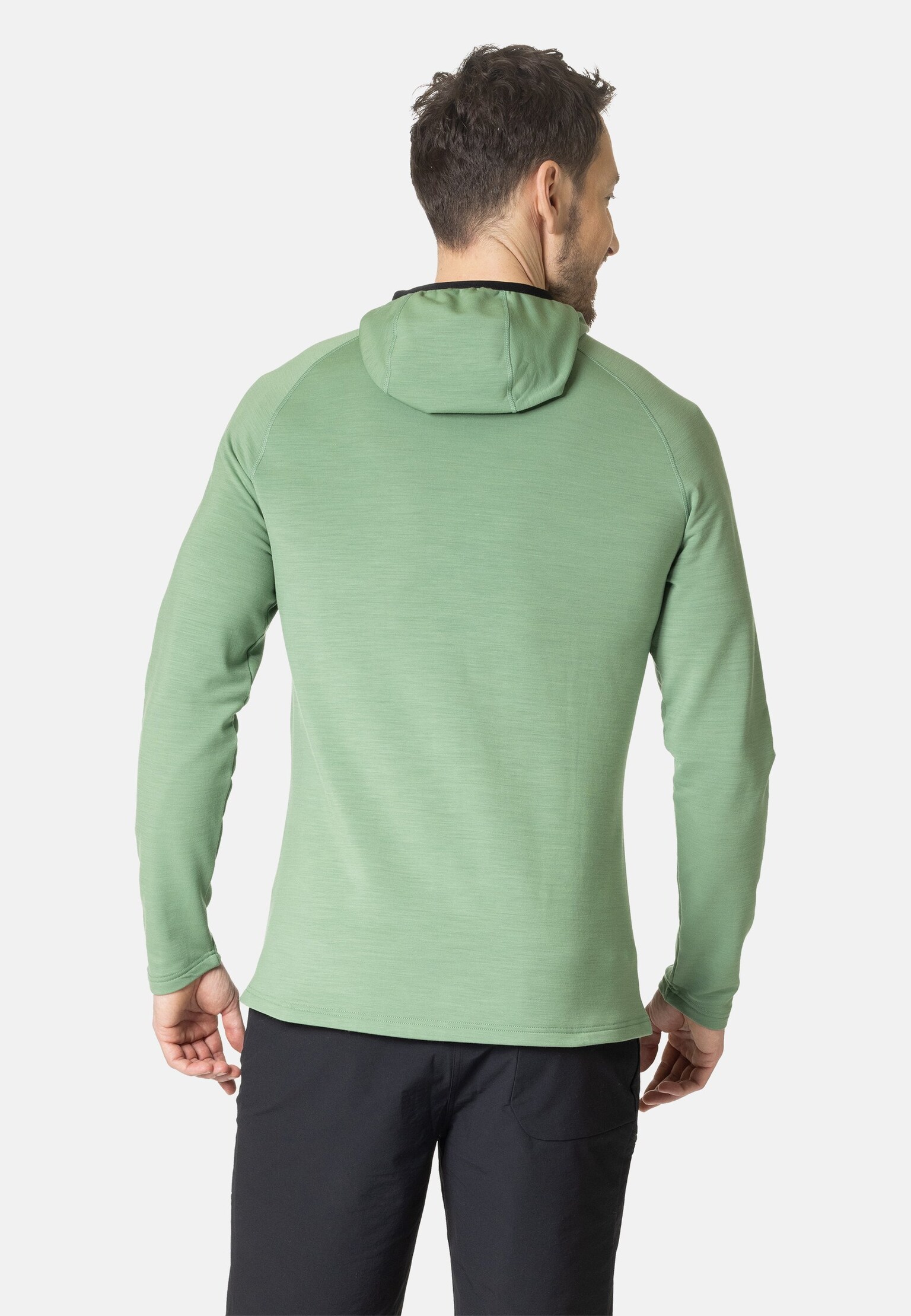 The Ascent Performance Wool Warm mid layer hooded zip