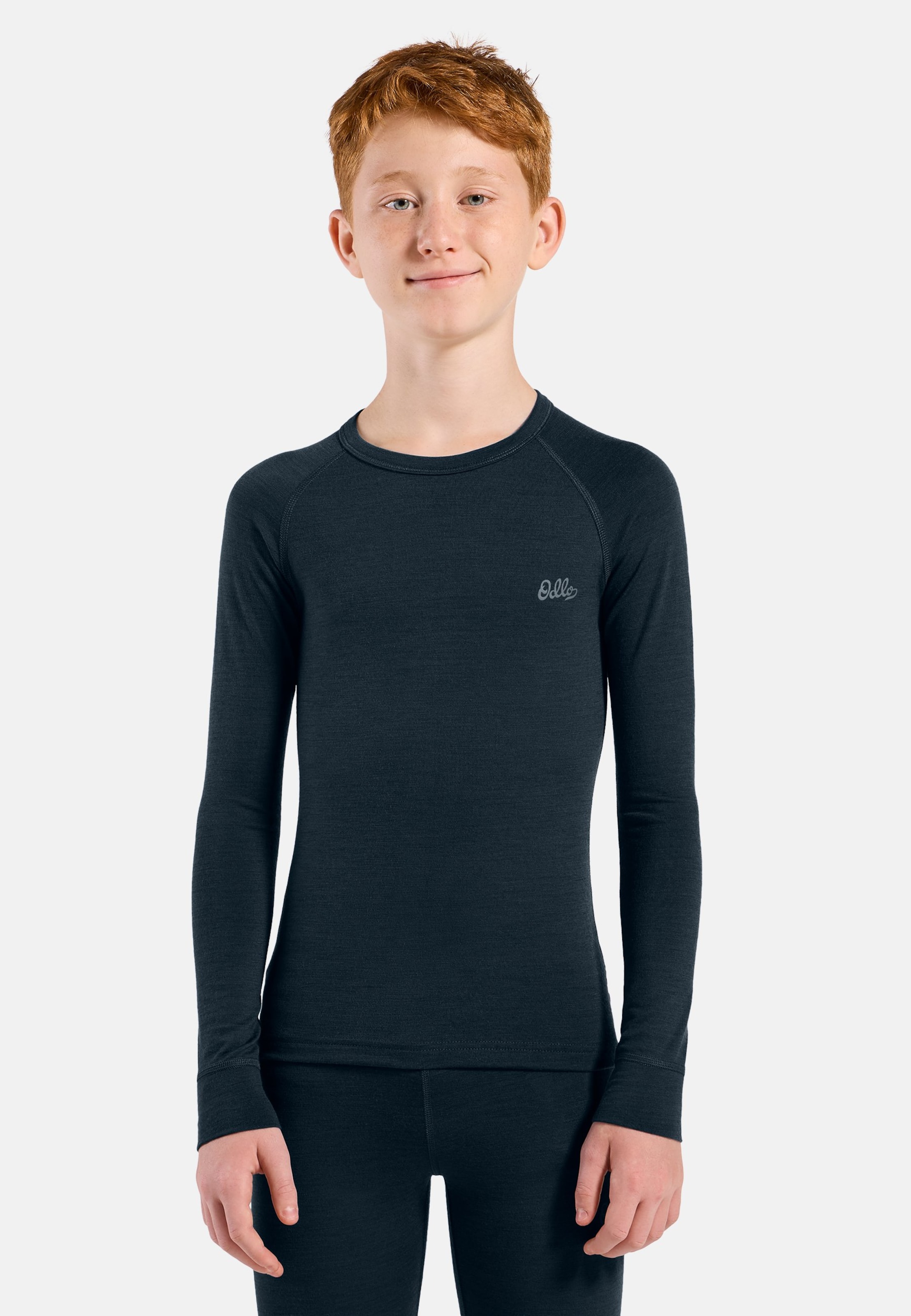 Odlo Merino 200 Base Layer Set für Kinder - Wandern, Ski & Snow - marineblau, 128