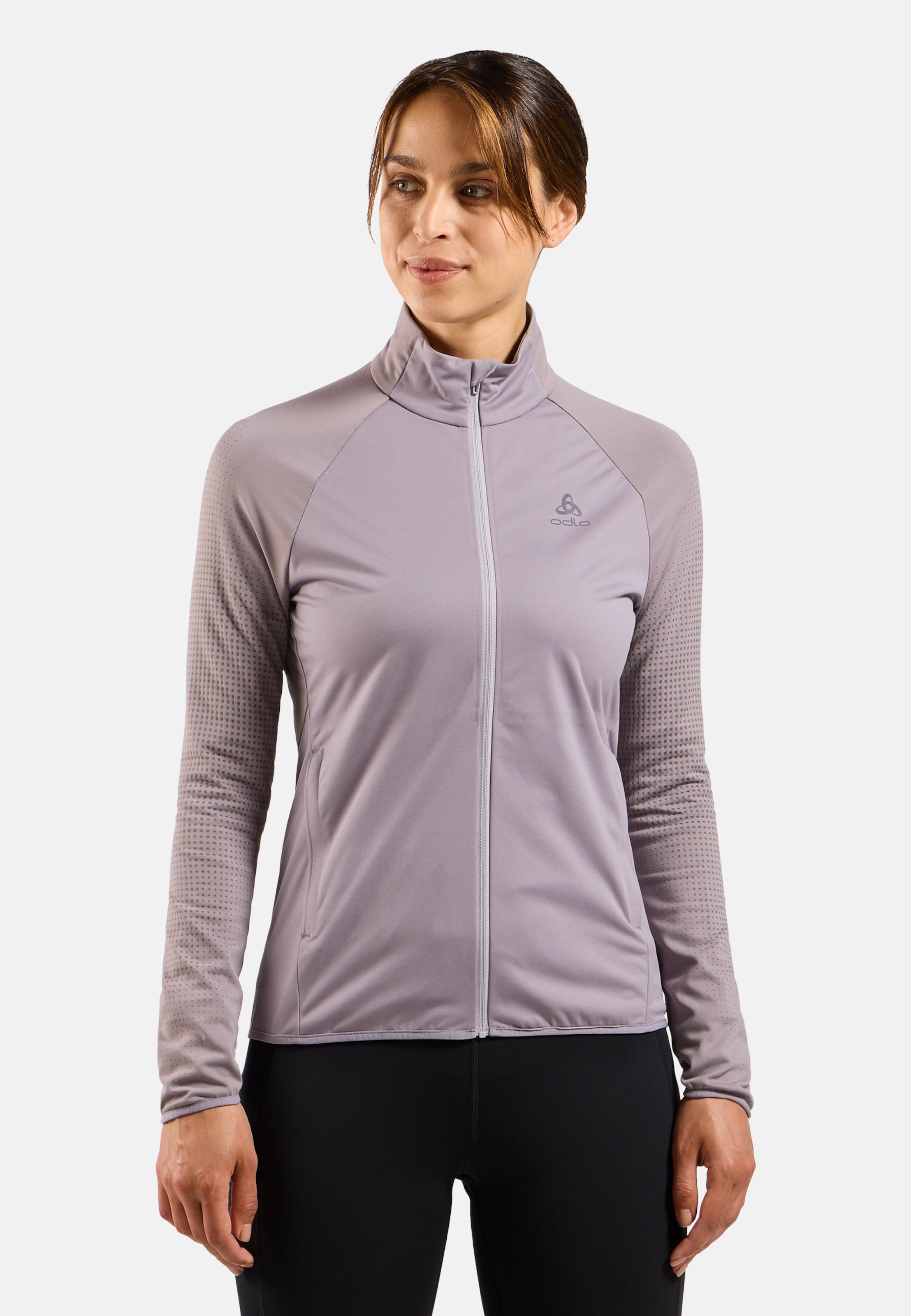 Odlo Zeroweight Warm Hybrid Laufjacke für Damen - Running - lila, S