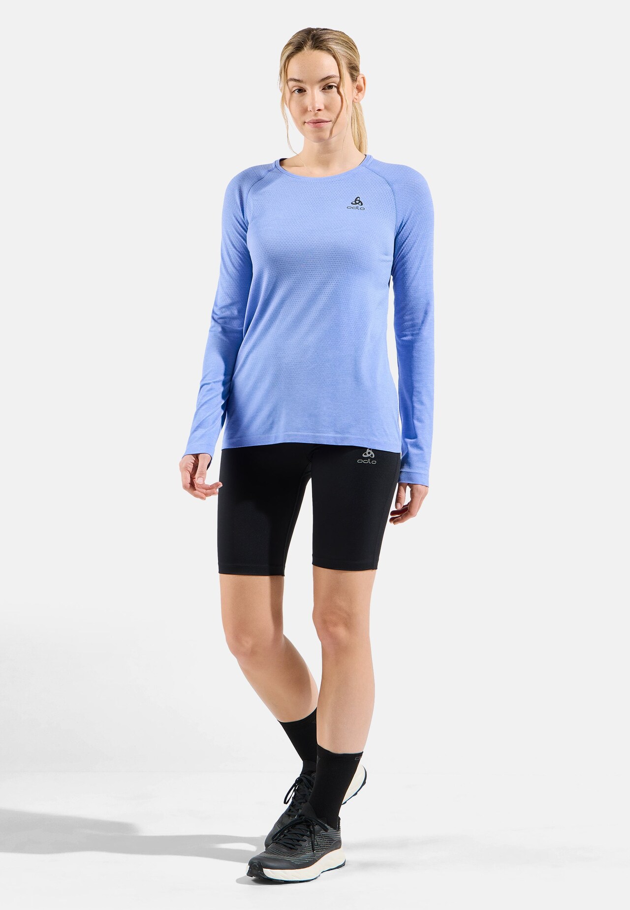 T-shirt manches longues de running Essential Seamless